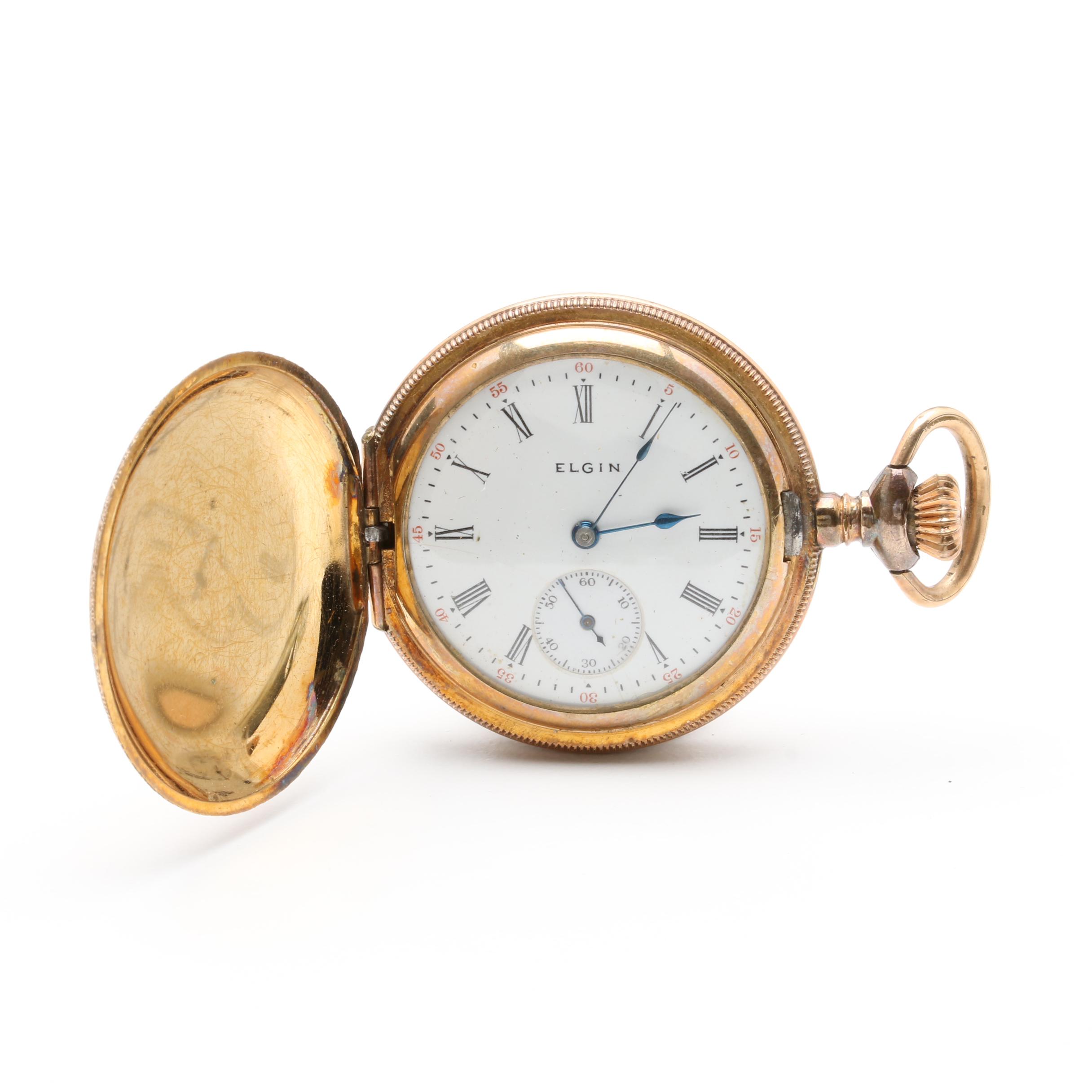 1910 Elgin Gold Filled Pocket Watch