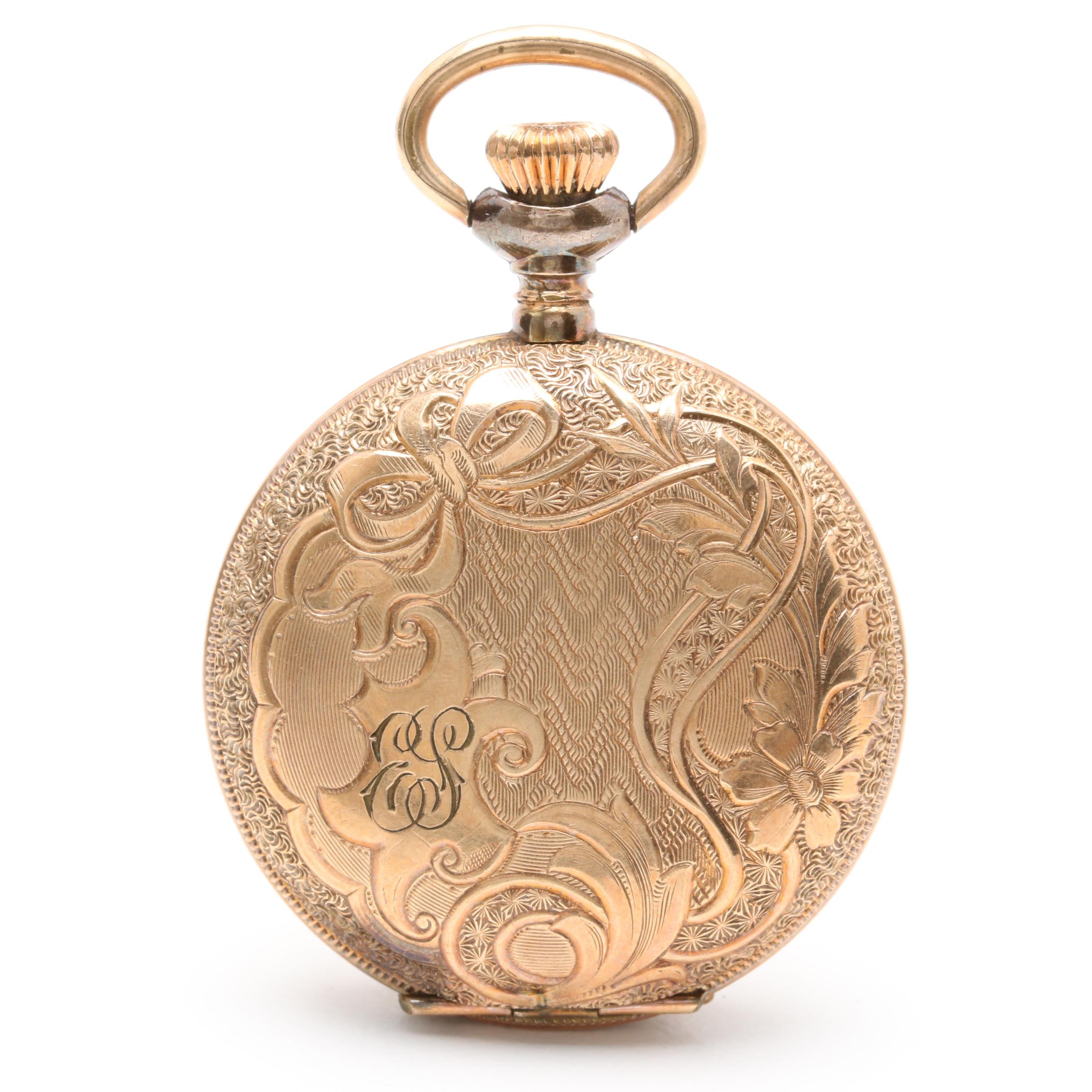 1910 Elgin Gold Filled Pocket Watch