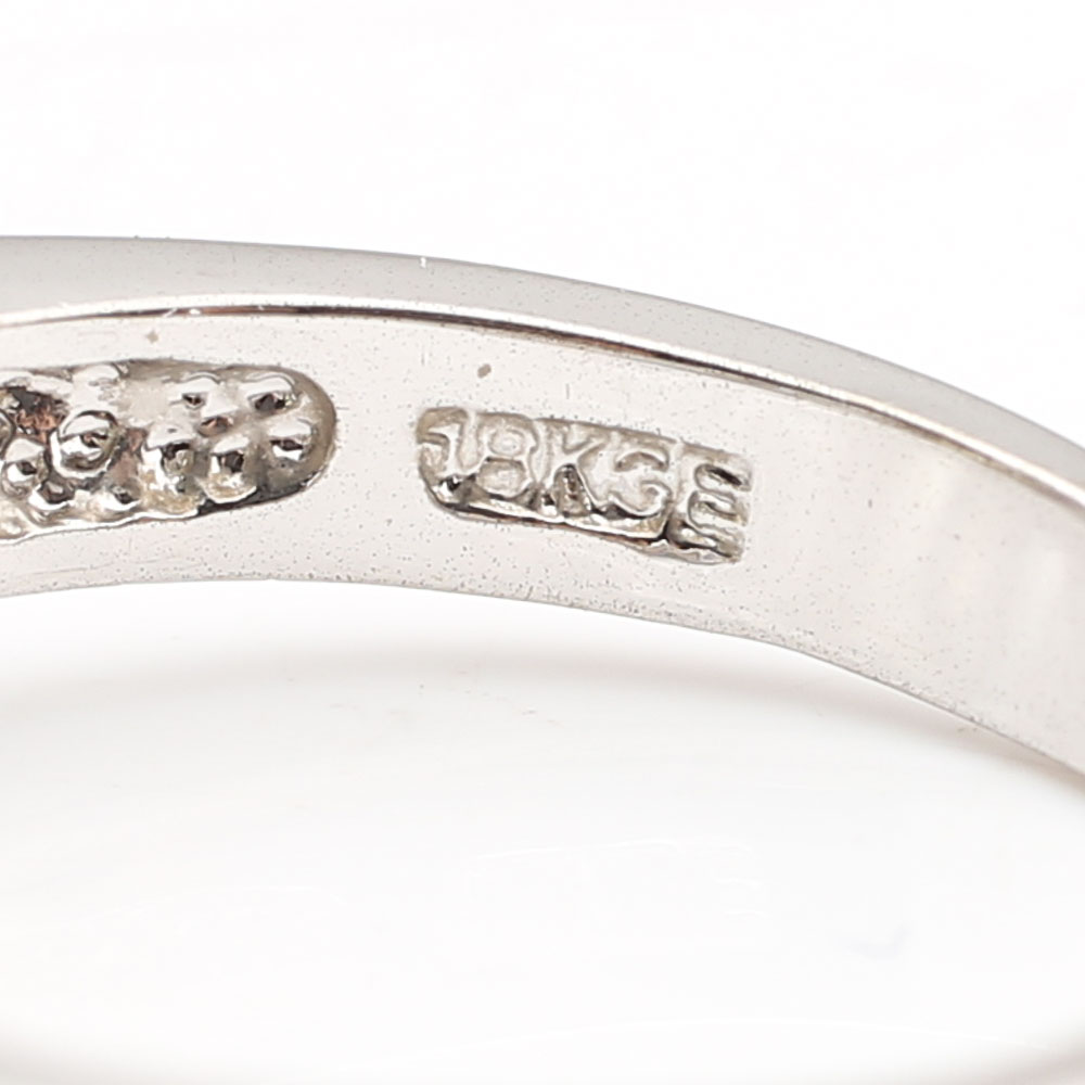 Electroplated Three-Stone Cubic Zirconia Ring