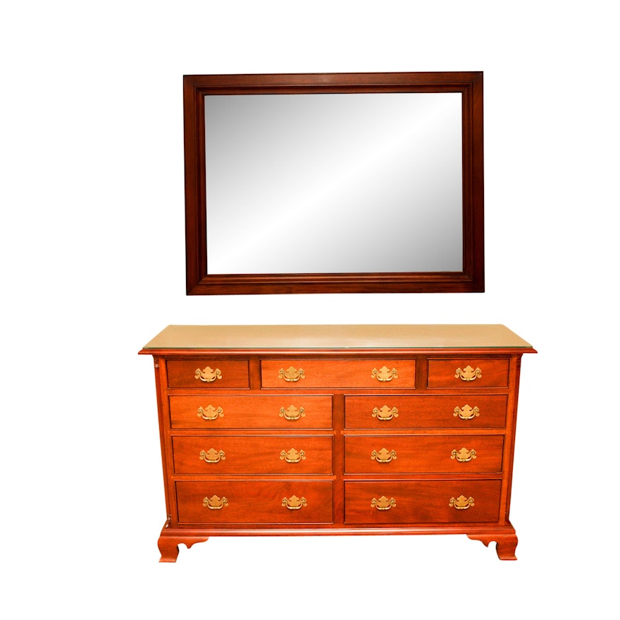 Stickley Chest of Drawers and Mirror