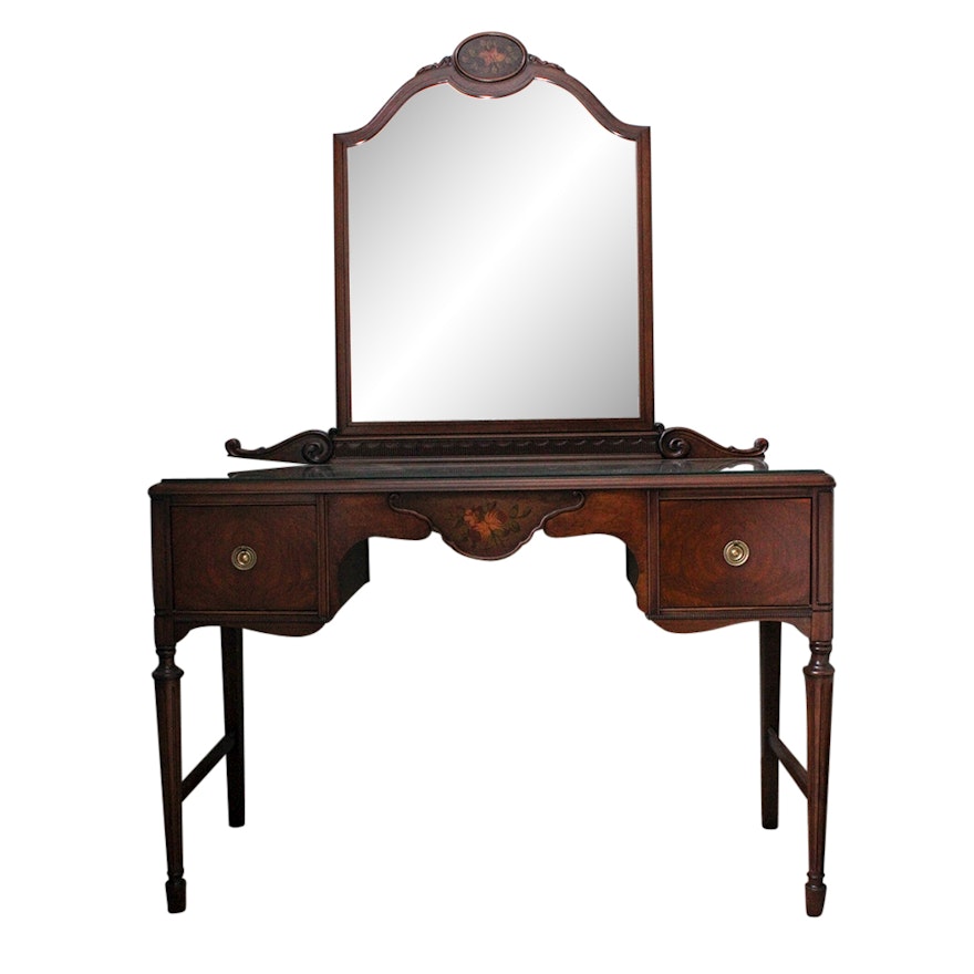 Antique Hepplewhite Style Cherry Vanity