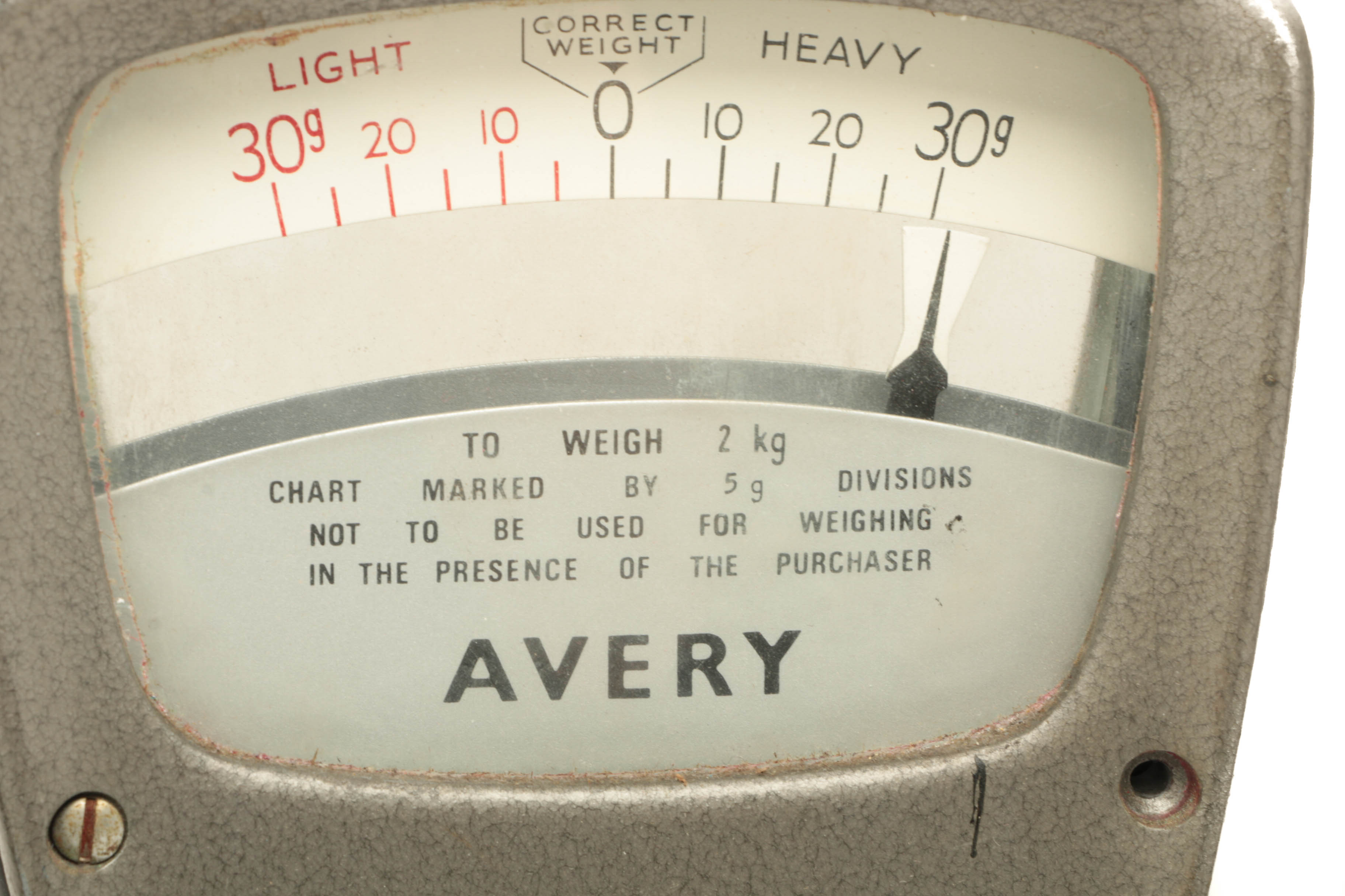 Vintage Avery 2 kg Merchant Scale