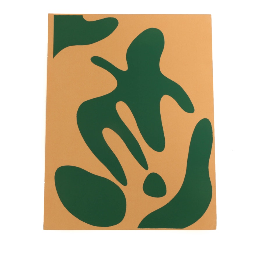 Jean Arp Wood Engraving from 1959 Edition of XXe Siècle "Année"