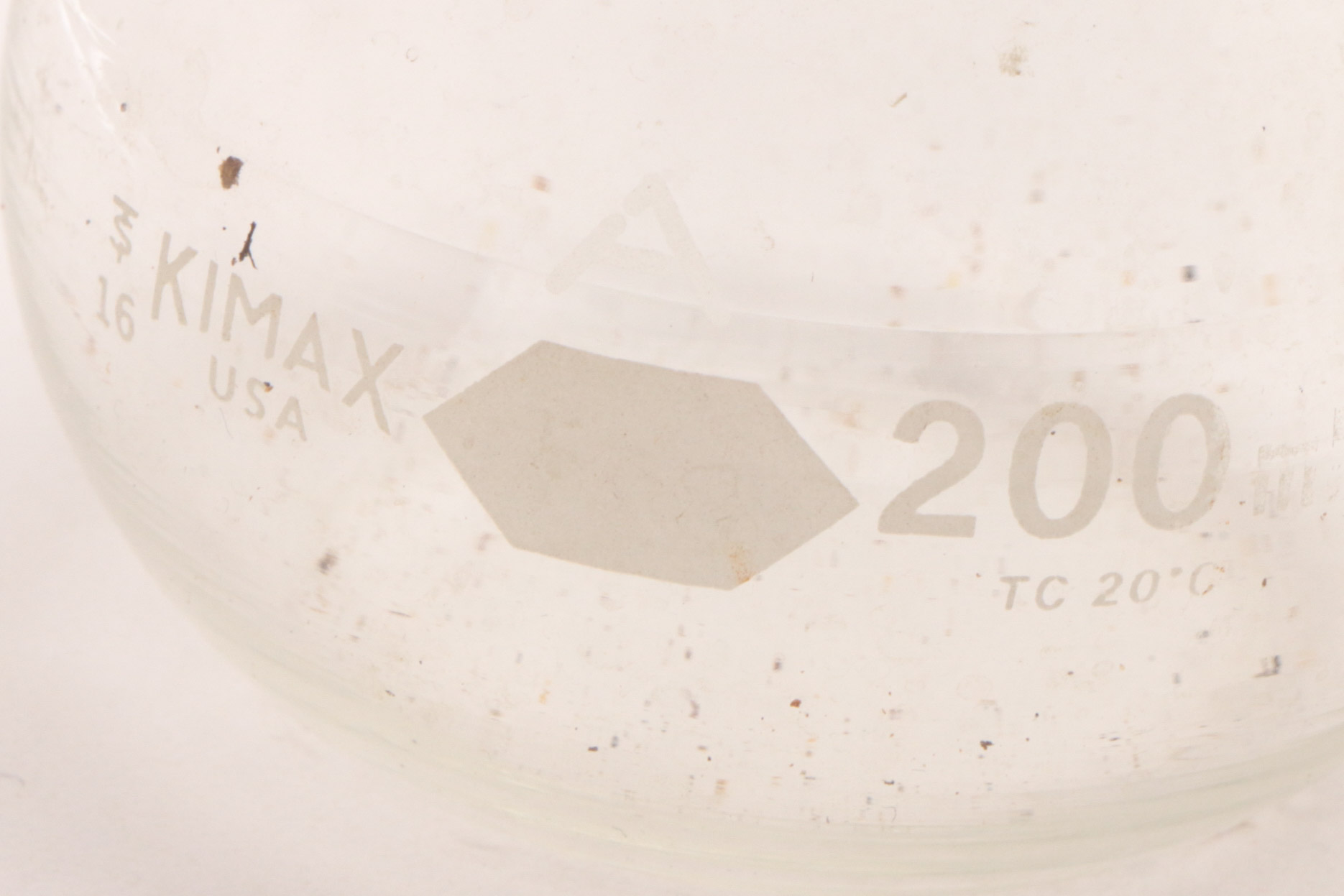 Vintage Glass Bell Jar with Beakers, Flasks and Pipettes