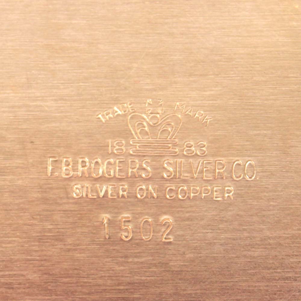 F.B. Rogers Silver Plate Coffee Set with Oneida Tray