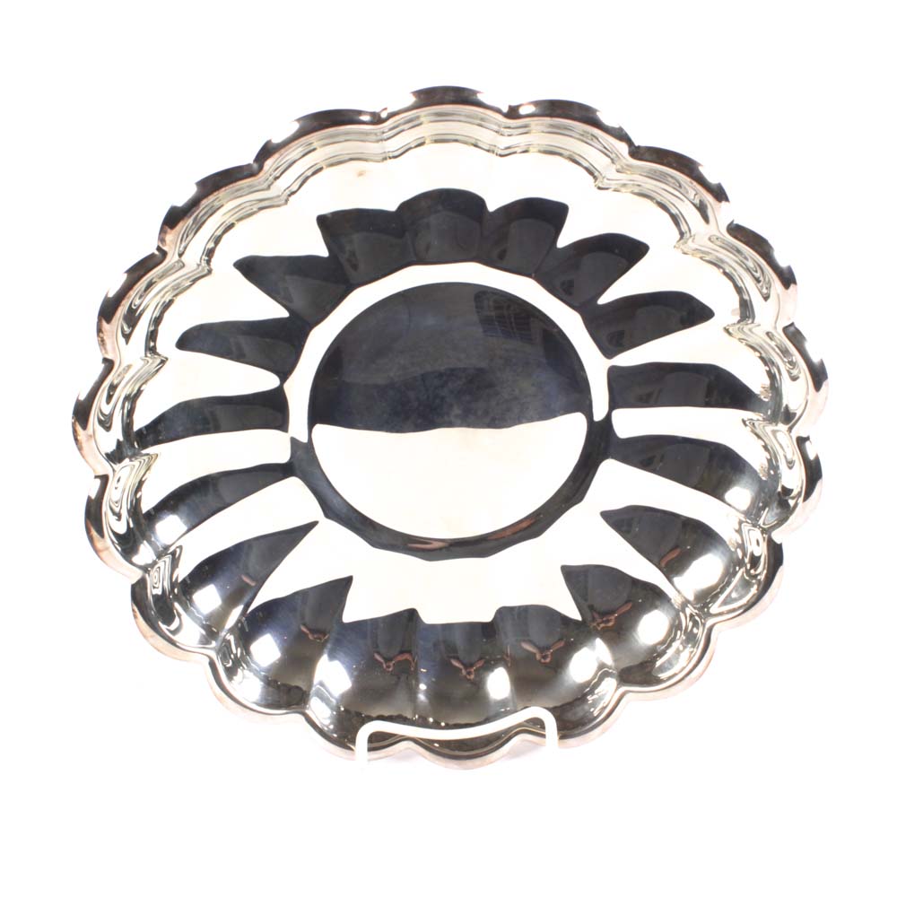 Plated Silver Serveware and Trays featuring Reed & Barton