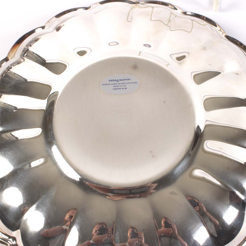 Plated Silver Serveware and Trays featuring Reed & Barton