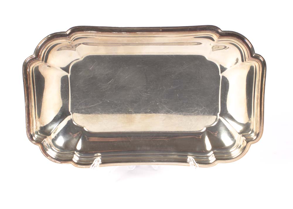 Plated Silver Serveware and Trays featuring Reed & Barton