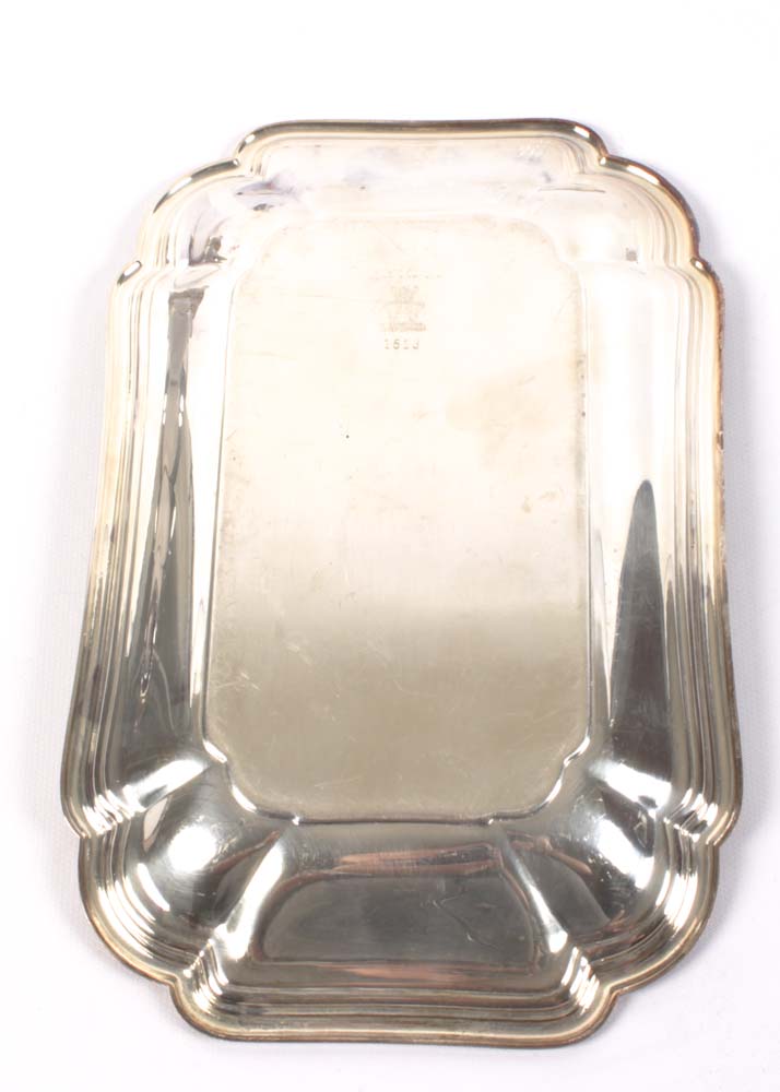 Plated Silver Serveware and Trays featuring Reed & Barton