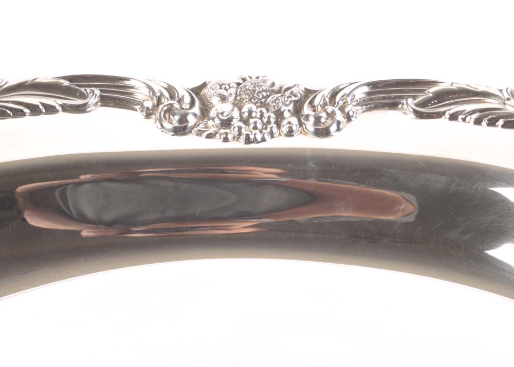 Plated Silver Serveware and Trays featuring Reed & Barton