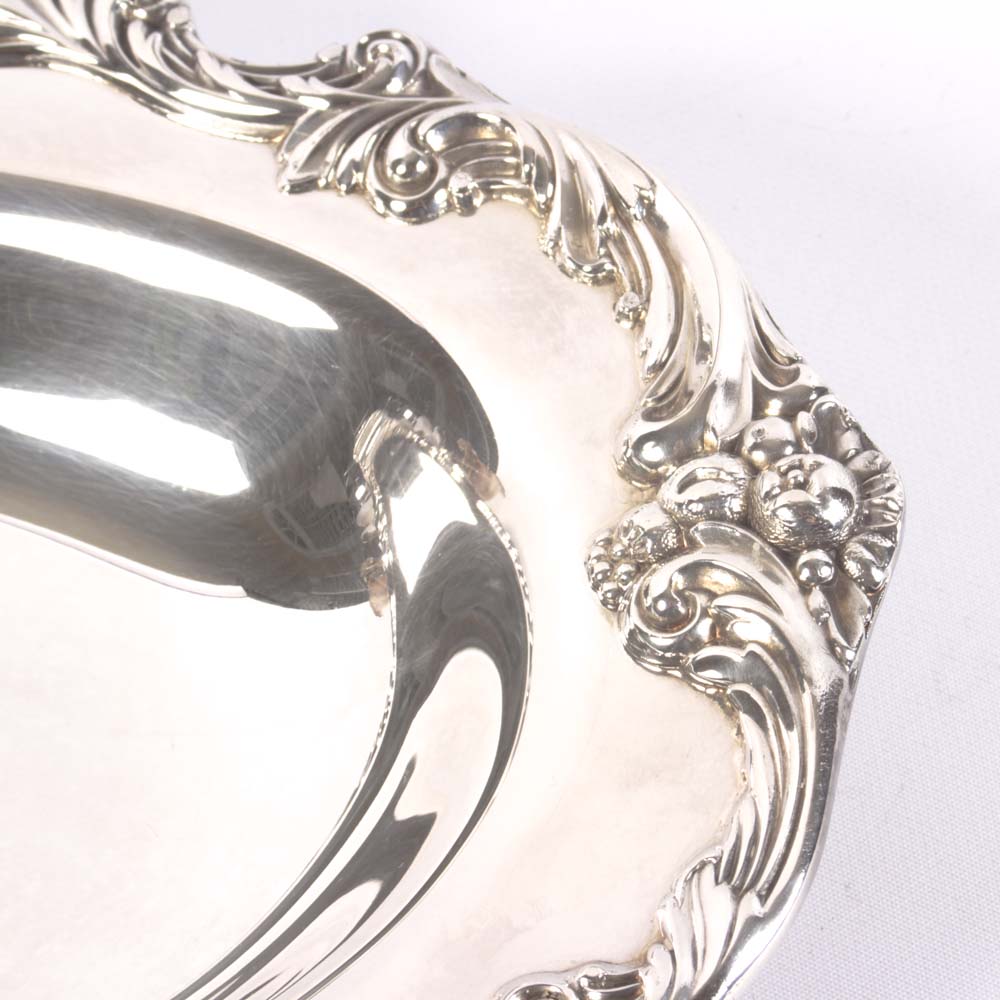 Plated Silver Serveware and Trays featuring Reed & Barton
