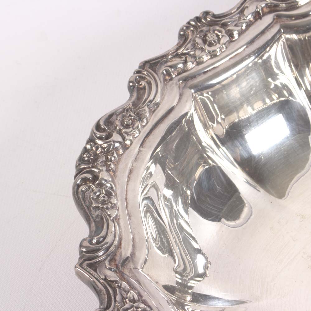 Plated Silver Serveware and Trays featuring Reed & Barton