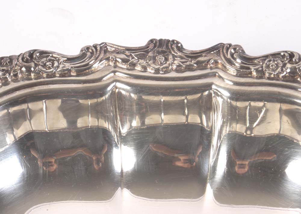 Plated Silver Serveware and Trays featuring Reed & Barton