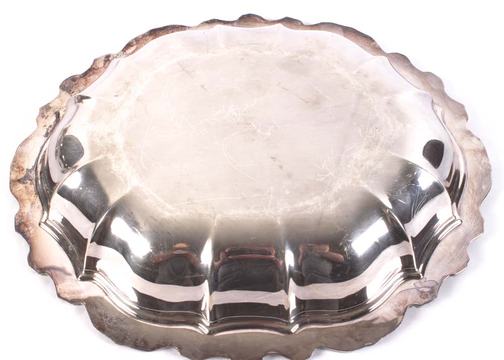 Plated Silver Serveware and Trays featuring Reed & Barton