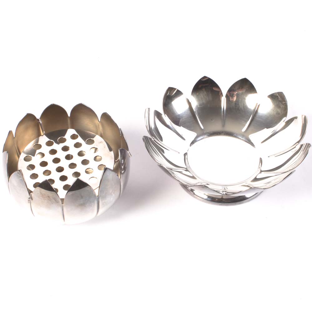 Plated Silver Serveware and Trays featuring Reed & Barton