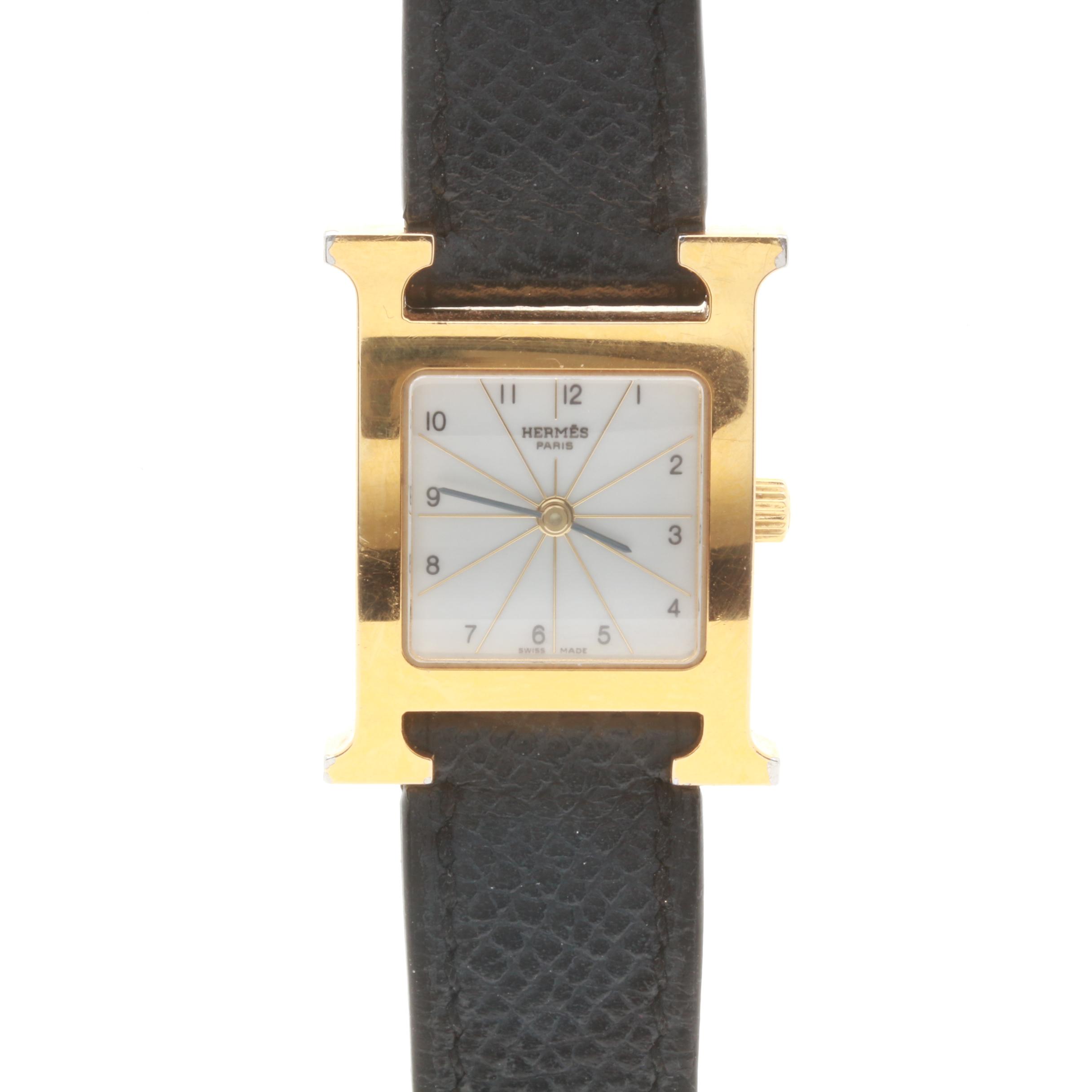 Hermes Model HH1.201 Stainless Steel Watch