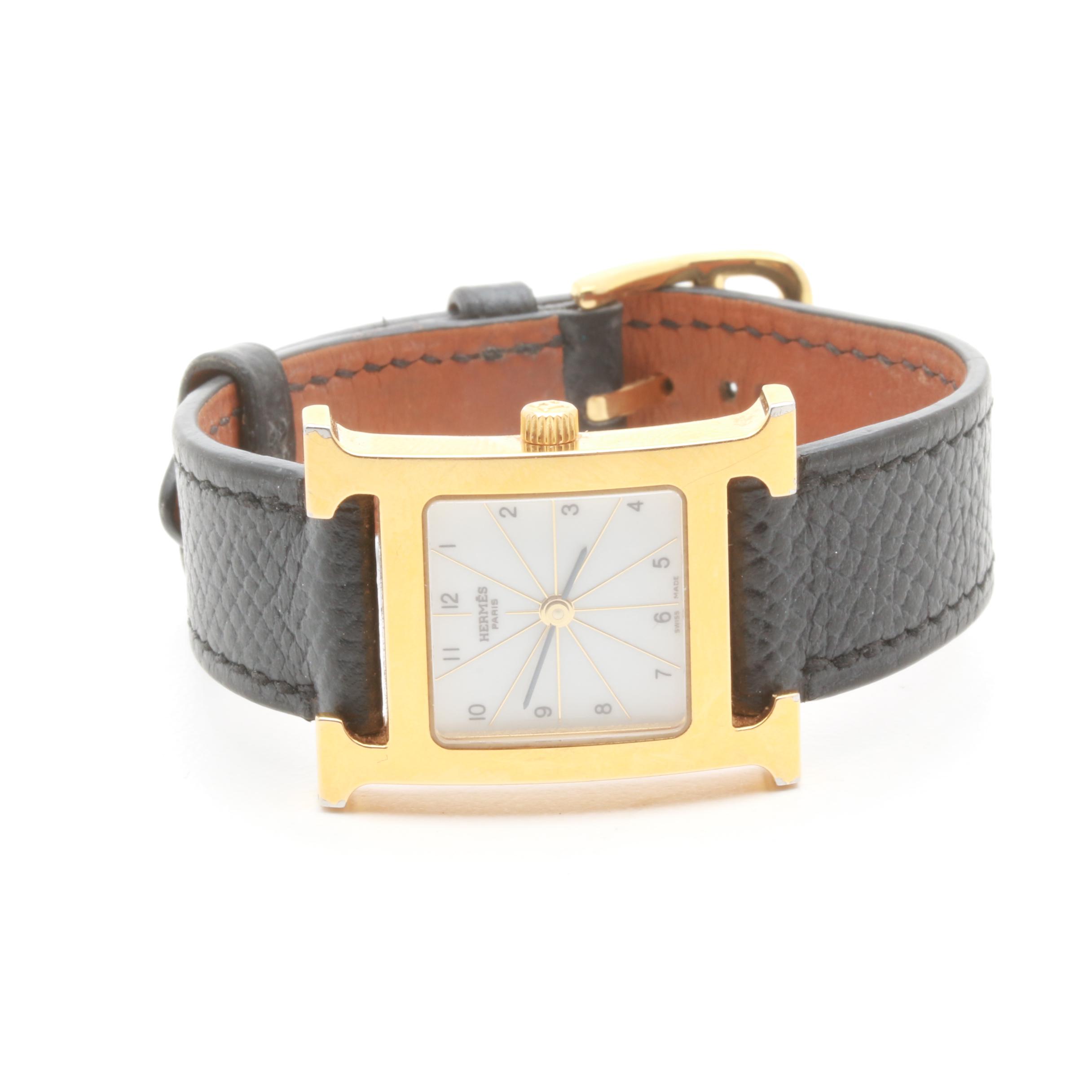 Hermes Model HH1.201 Stainless Steel Watch