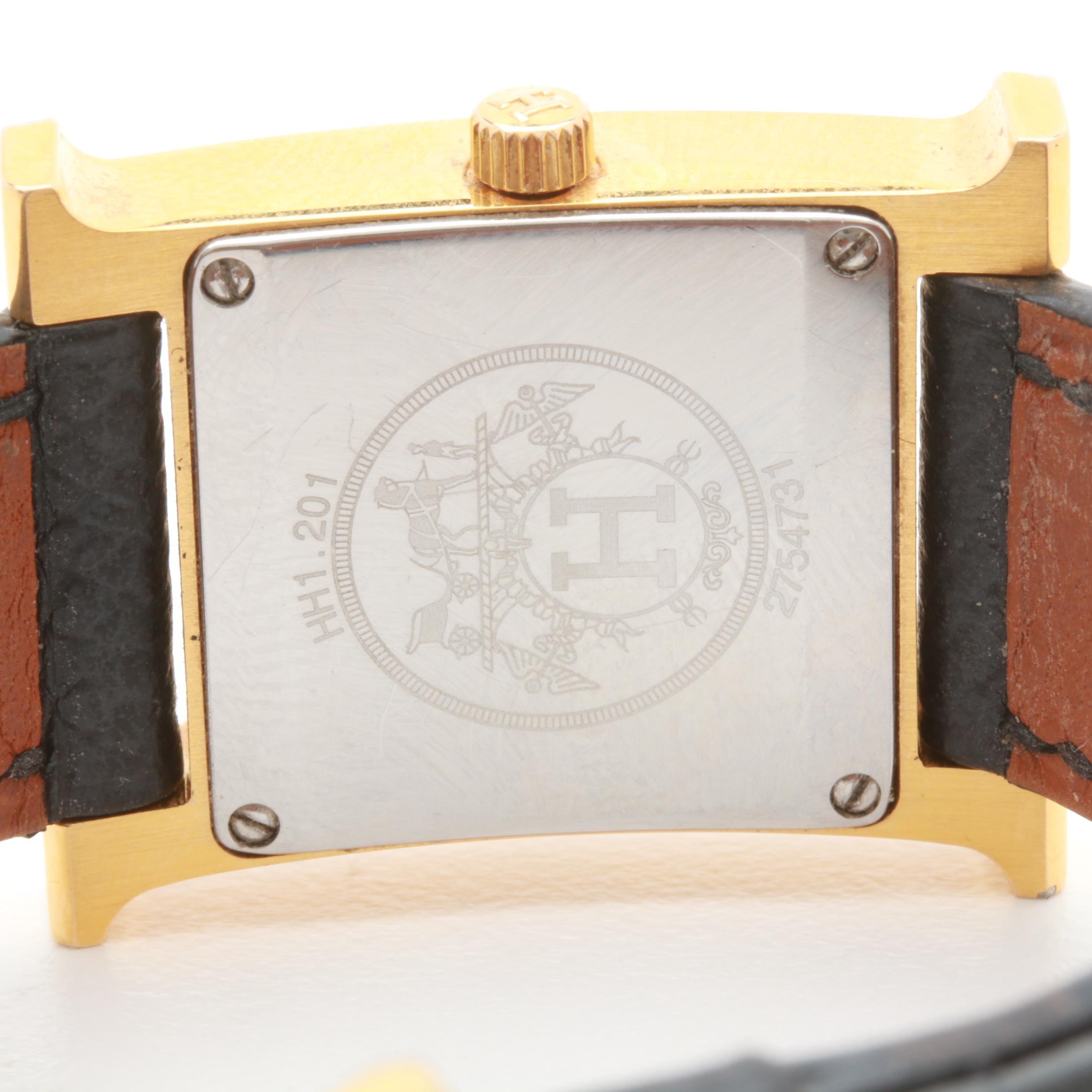 Hermes Model HH1.201 Stainless Steel Watch