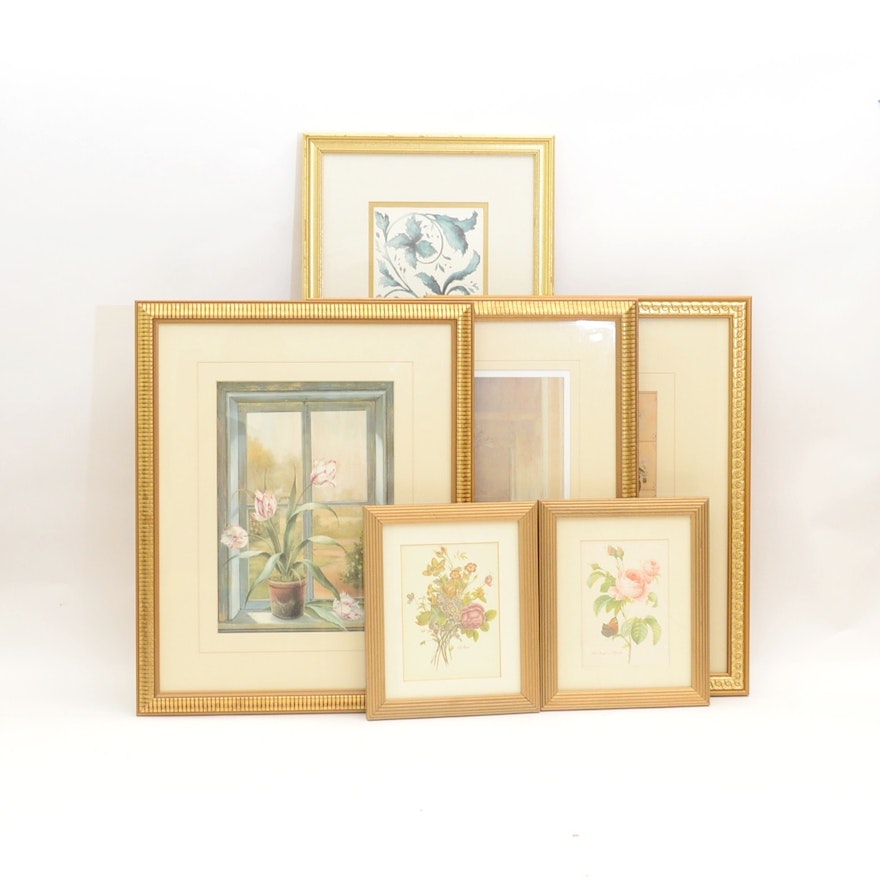 Decorative Framed Botanical Prints