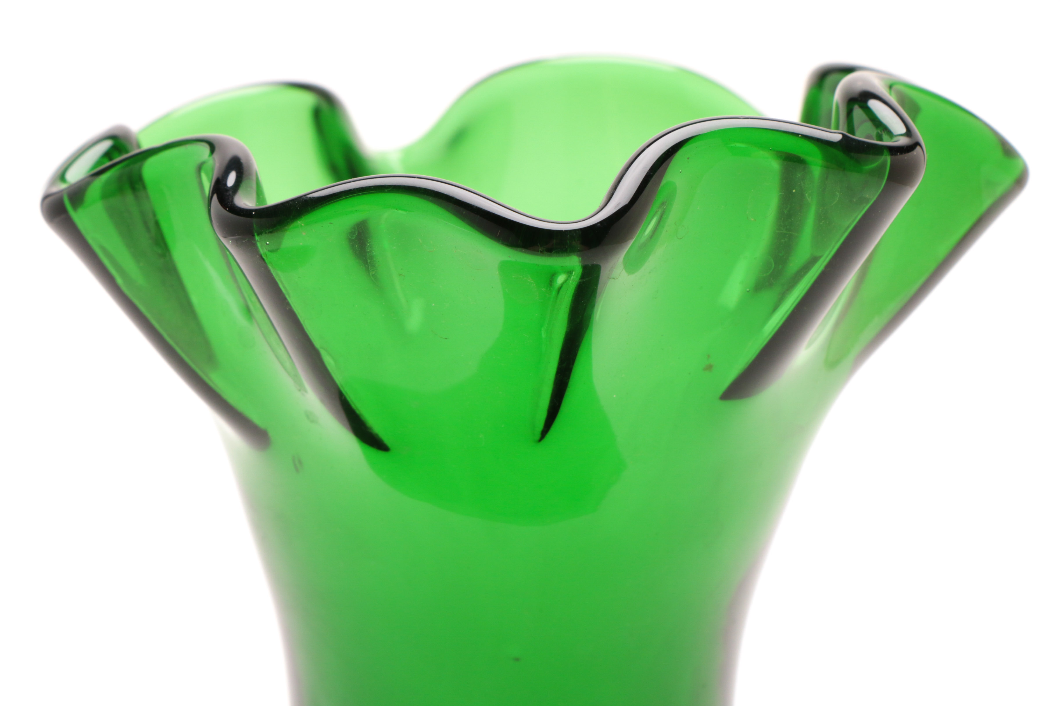 Large Vintage Hand Blown Vase