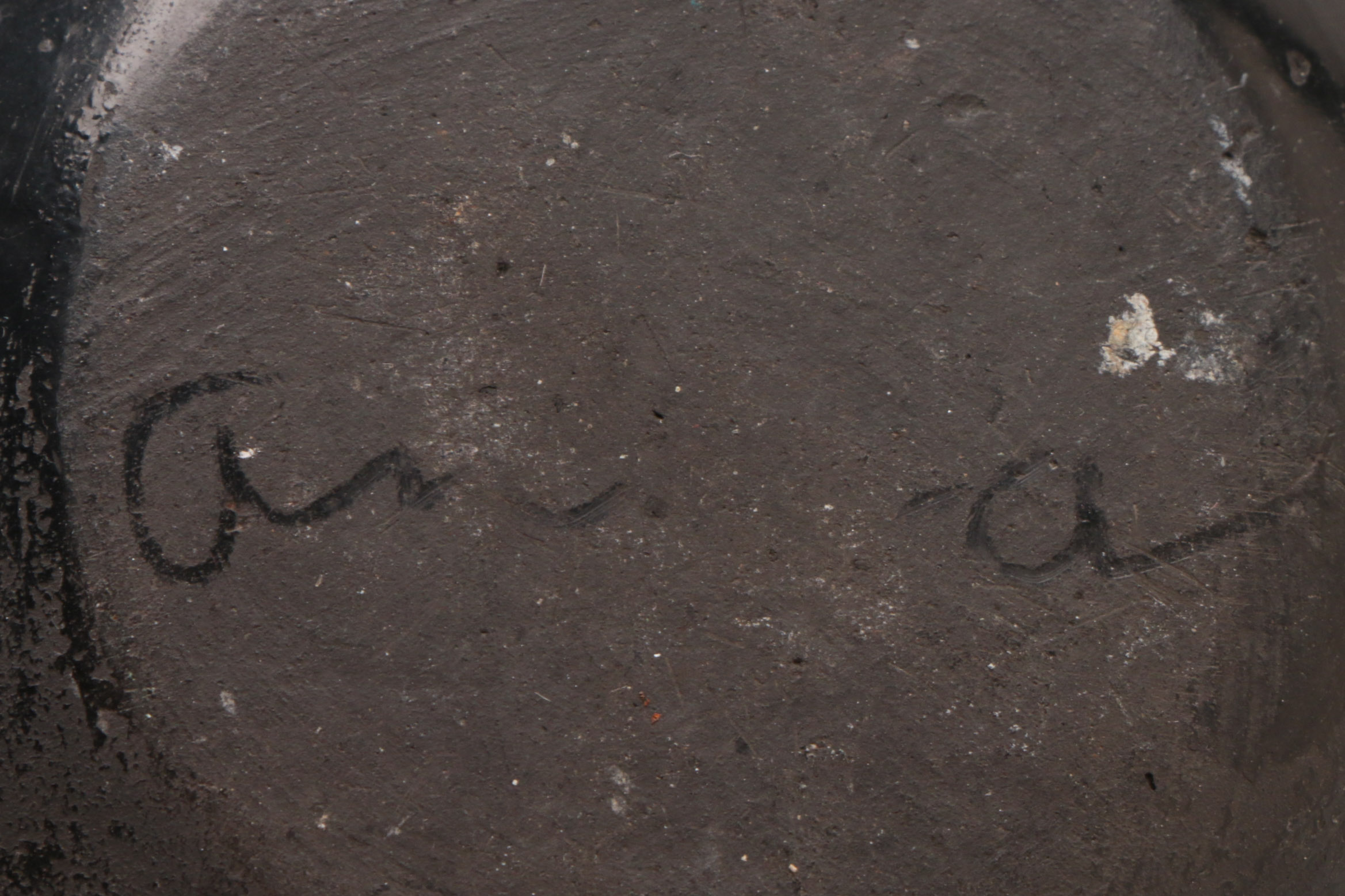 Attributed Anna Montoya San Ildefonso Pueblo Blackware Vessel