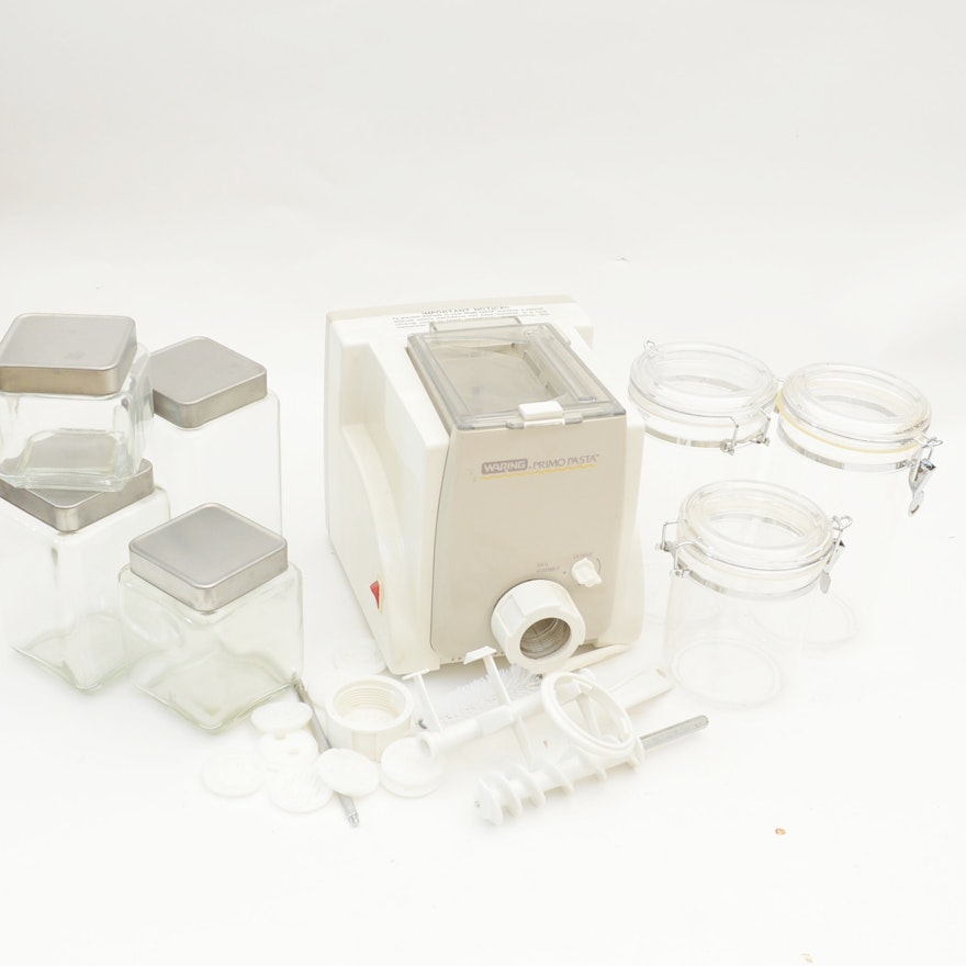 Waring Primo Pasta Maker and Canisters