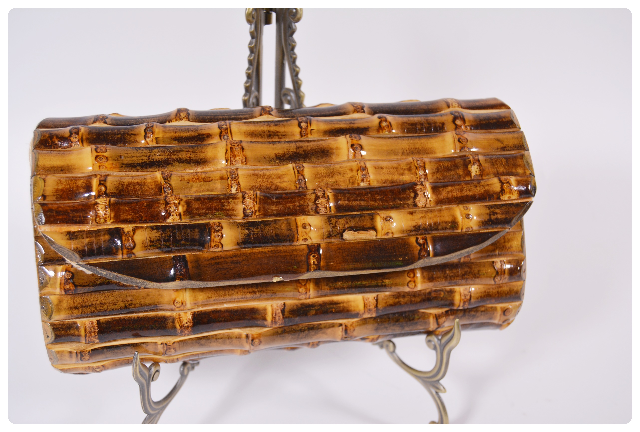 J. McLaughlin Bamboo Clutch