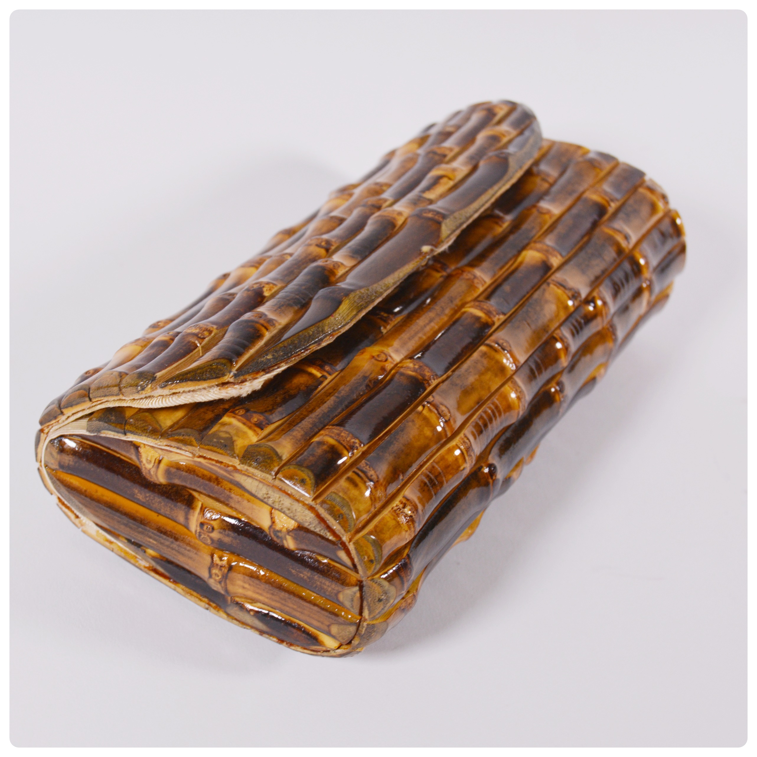 J. McLaughlin Bamboo Clutch