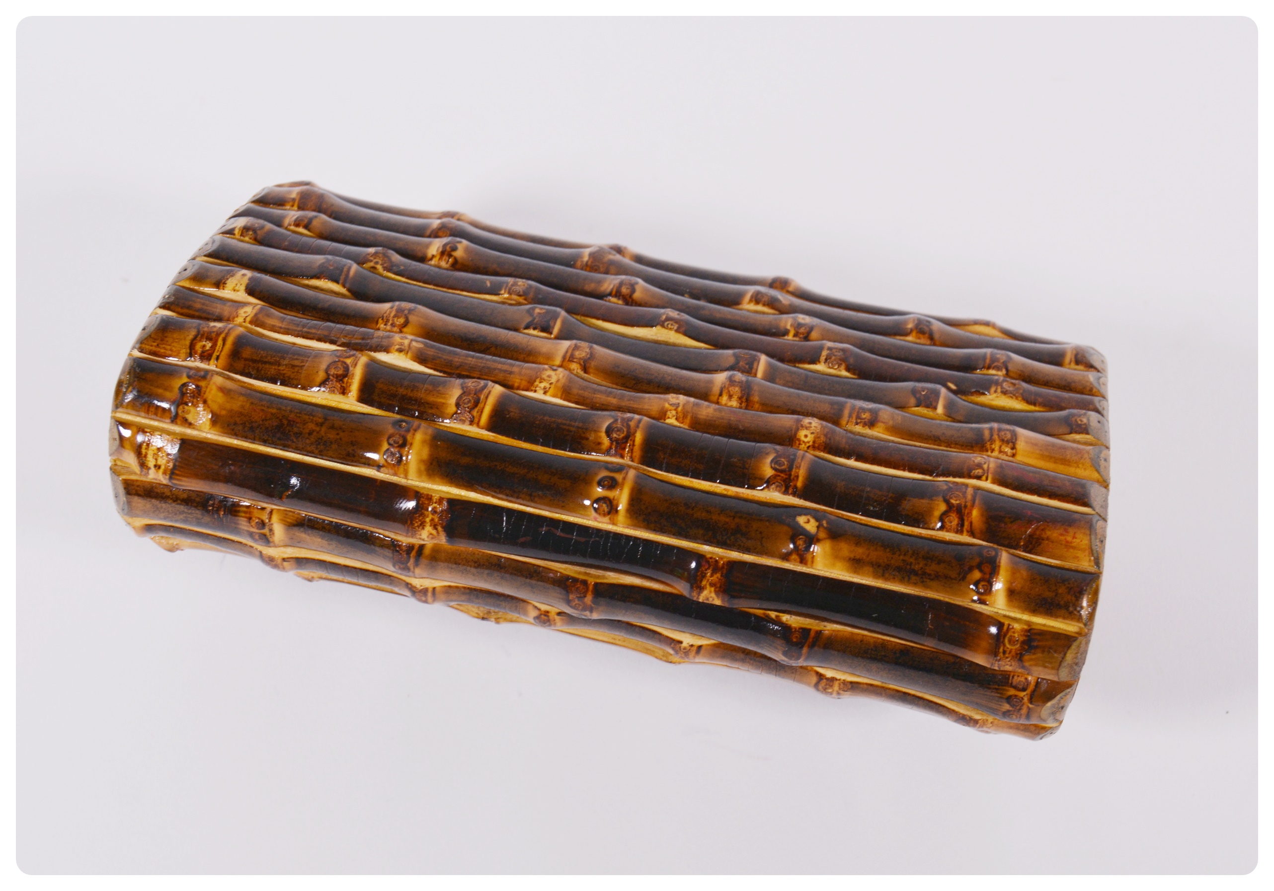 J. McLaughlin Bamboo Clutch