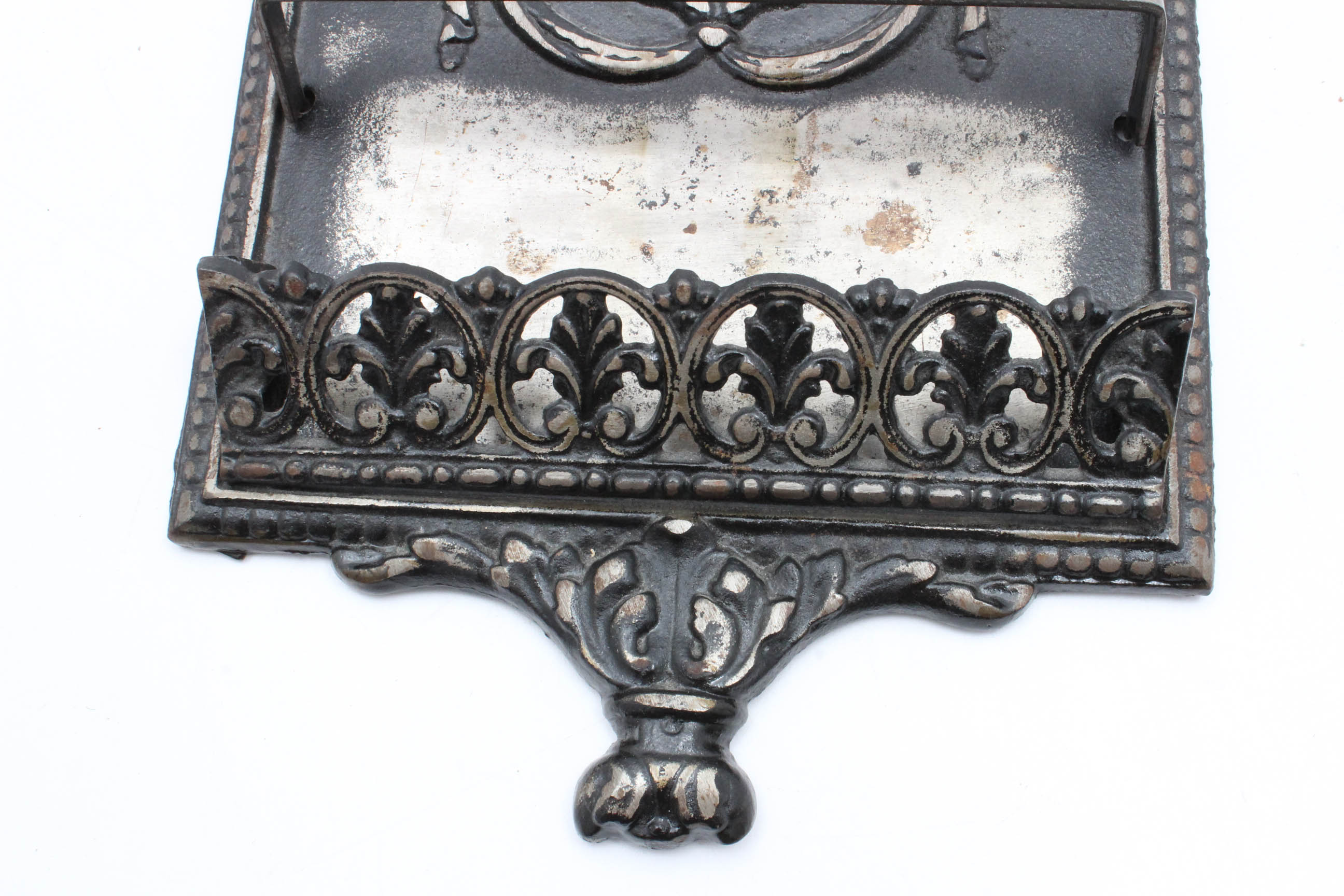 French Cast Iron Wall Letter Holder