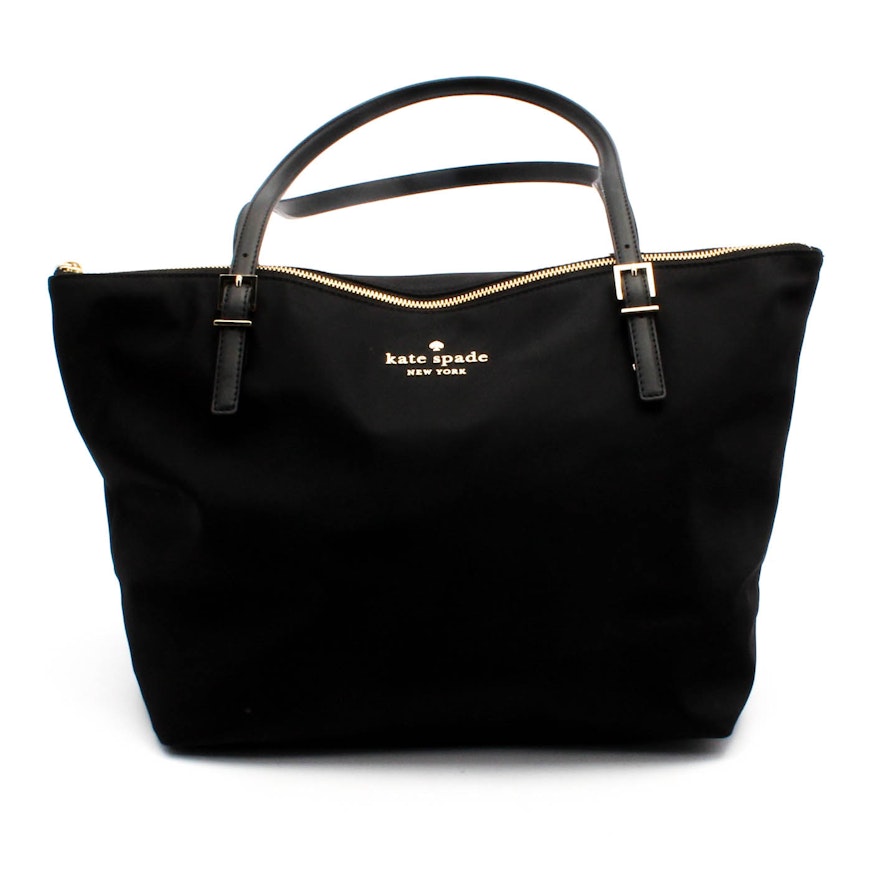 Kate Spade New York Watson Lane Maya Black Nylon Tote