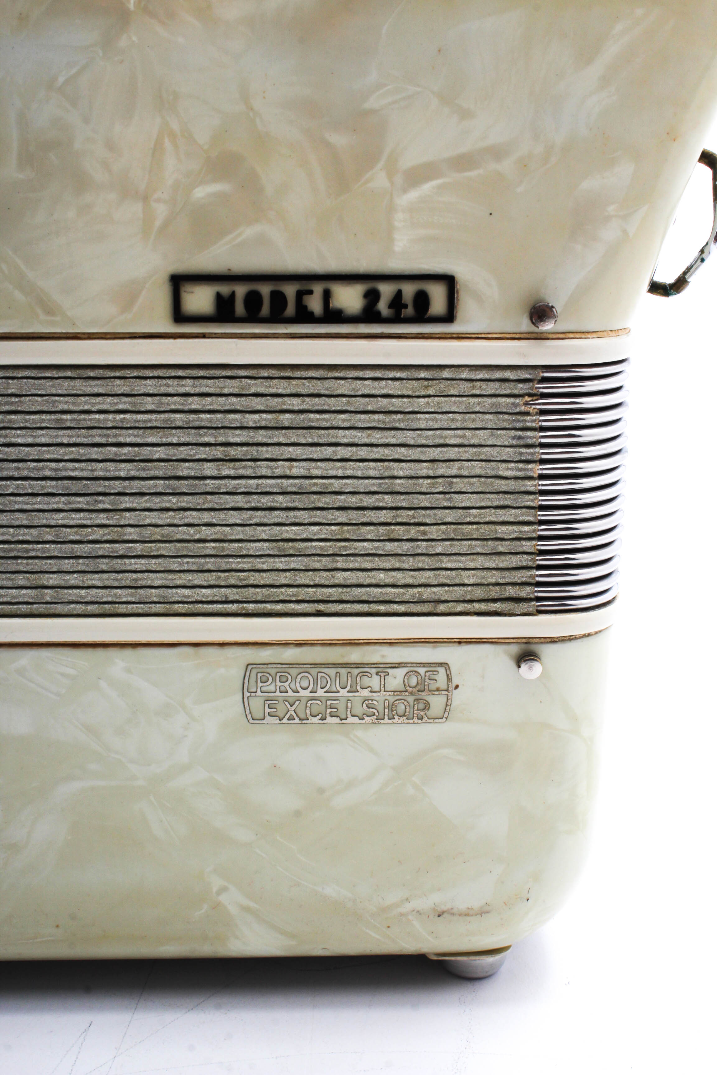 Vintage Italian Excelsior Accordiana 240 Accordion with Case