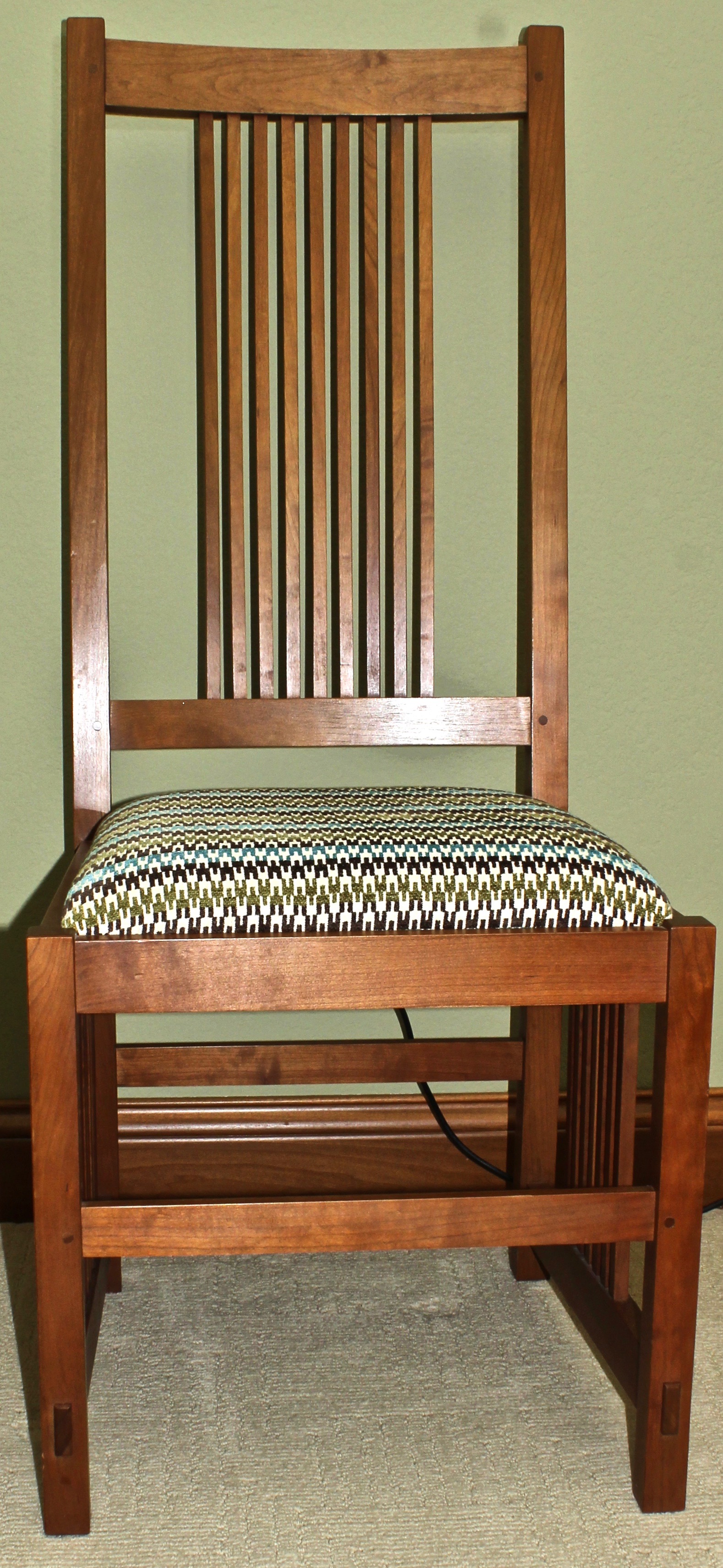 Stickley Mission Style Cherry Dining Table with Eight Chairs