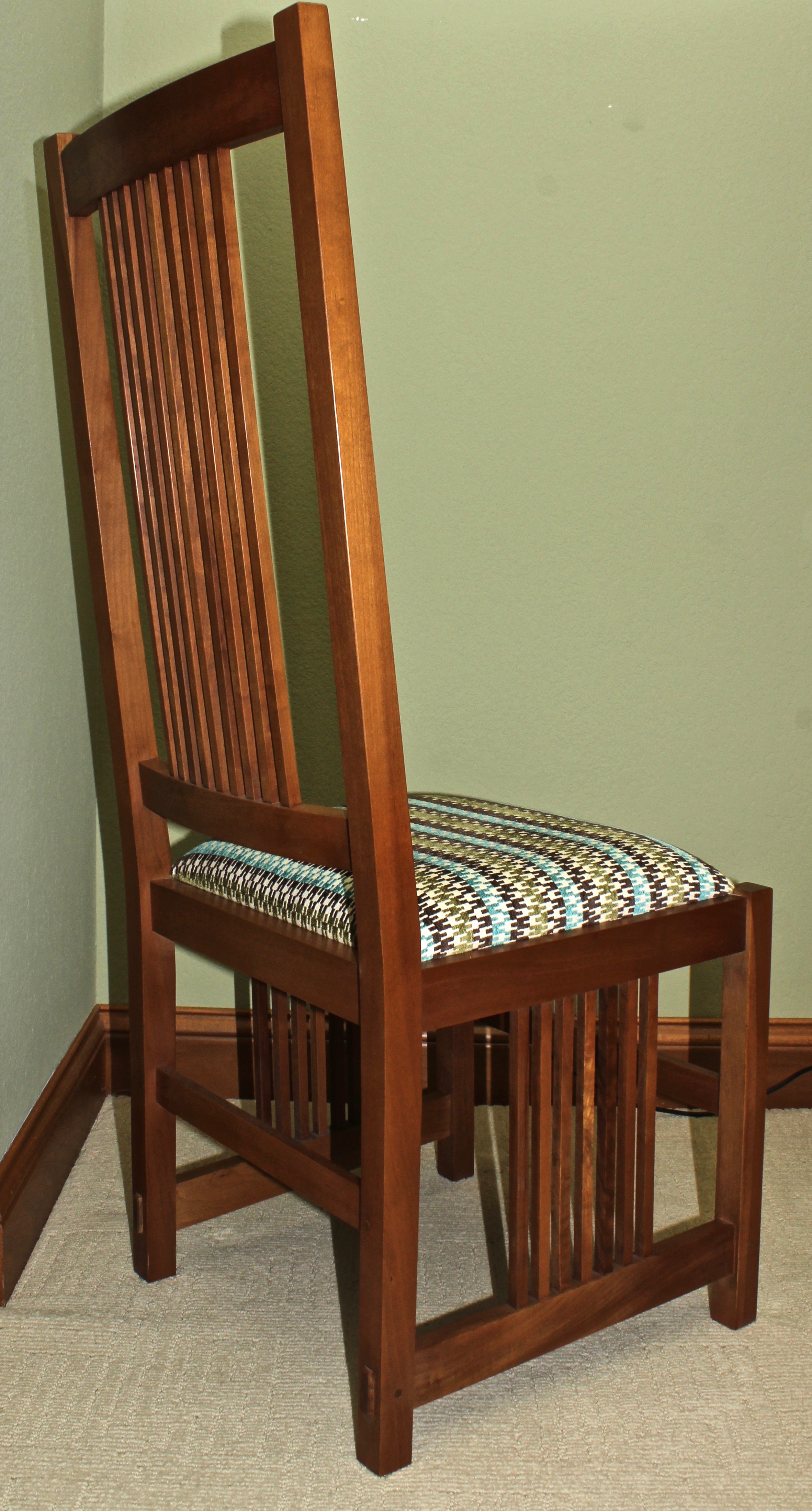 Stickley Mission Style Cherry Dining Table with Eight Chairs