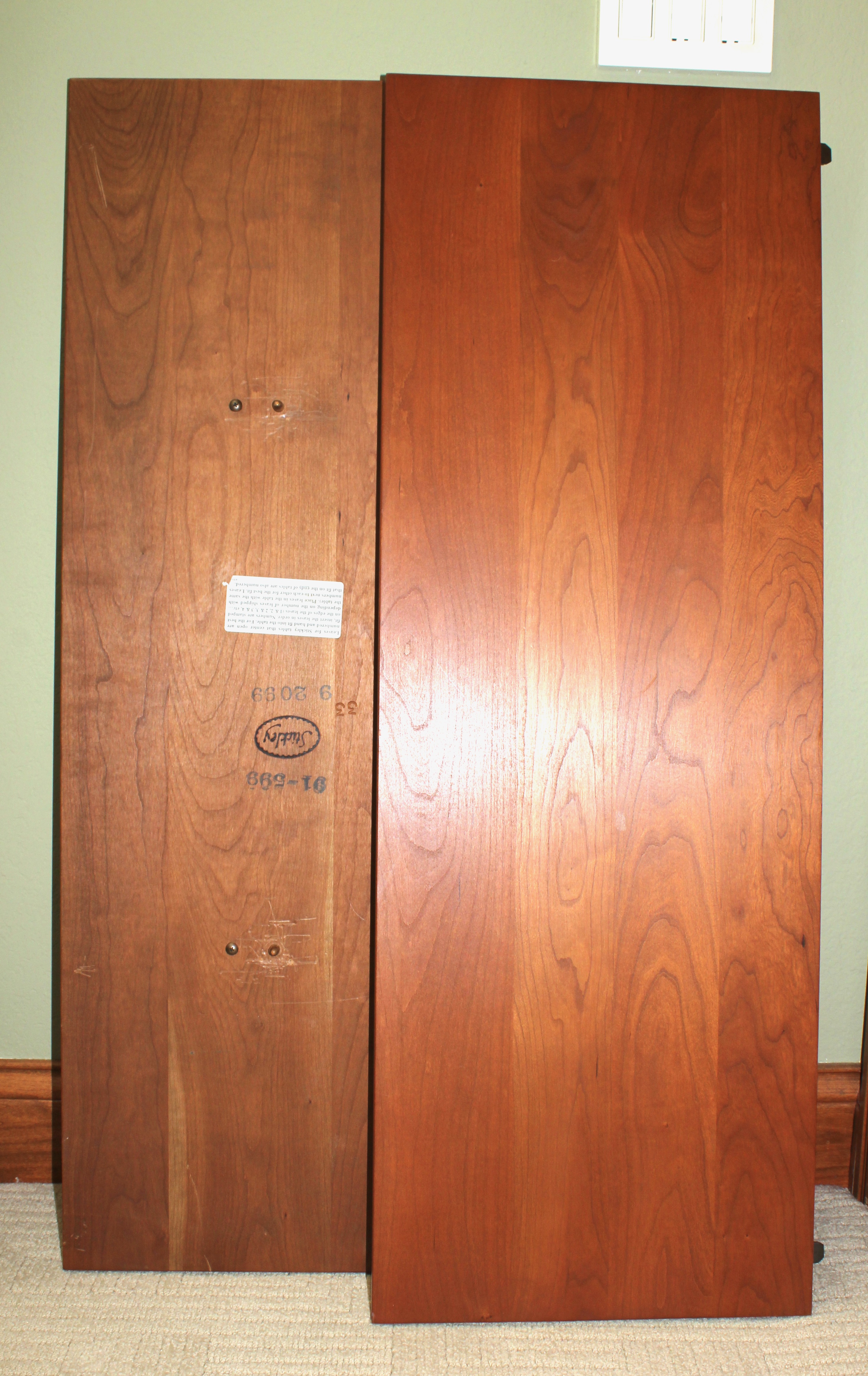 Stickley Mission Style Cherry Dining Table with Eight Chairs