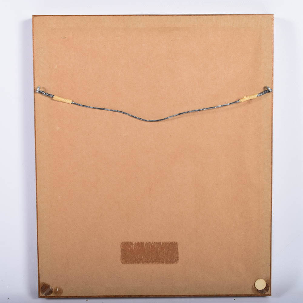 Framed Cross-Stitch Nursery Textiles