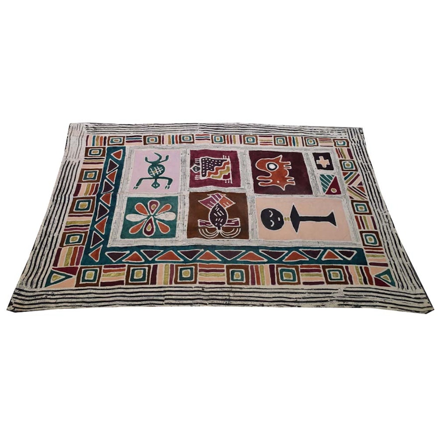 Batik Printed Woven Textile
