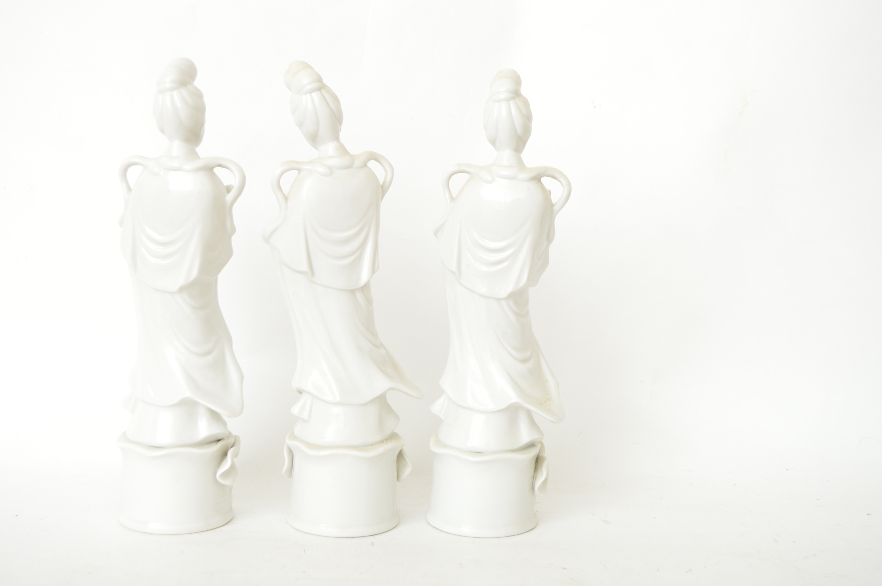 Blanc de Chine Guanyin Figurines