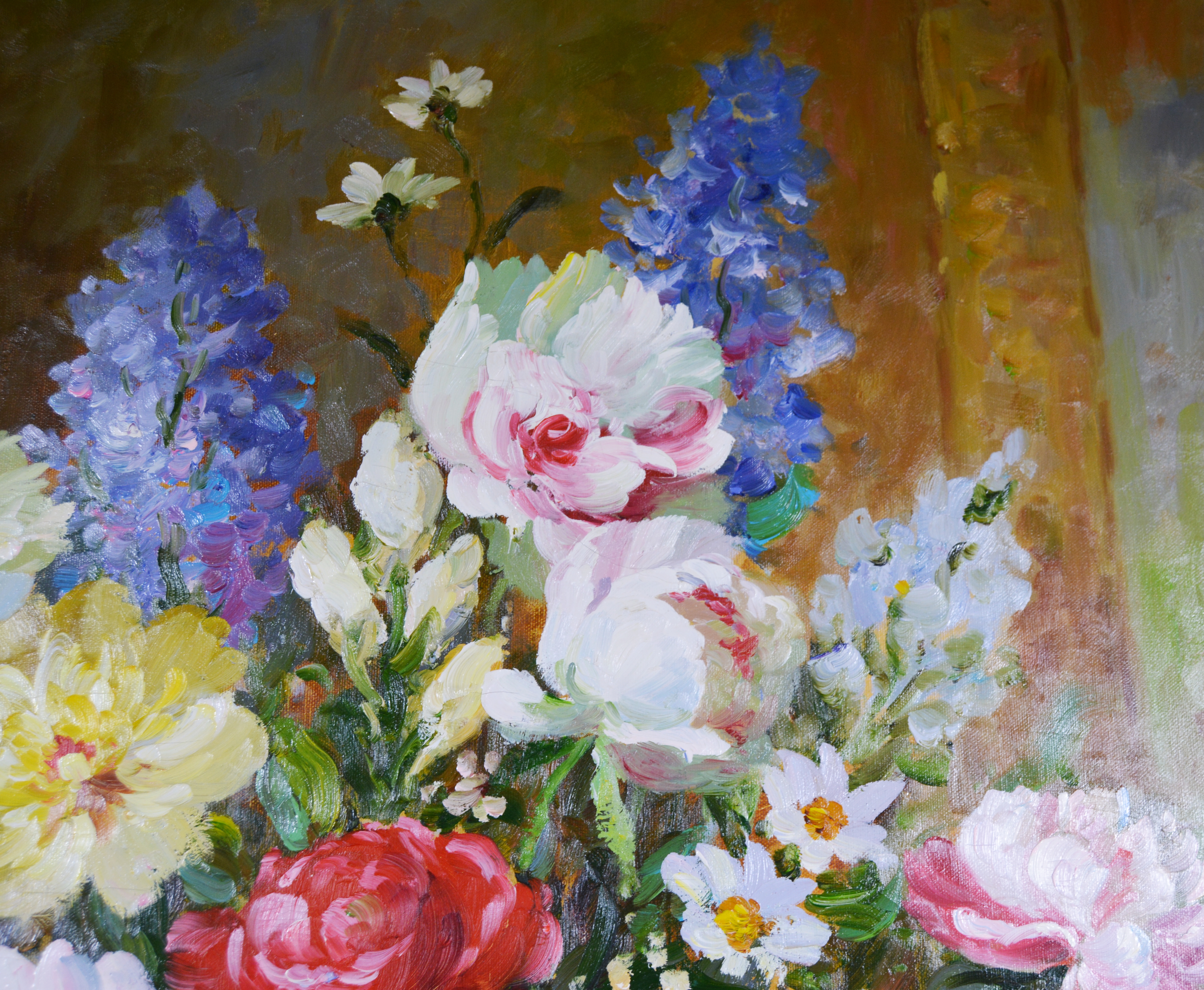 Jonathan Liam Original Oil Painting of Floral Still Life