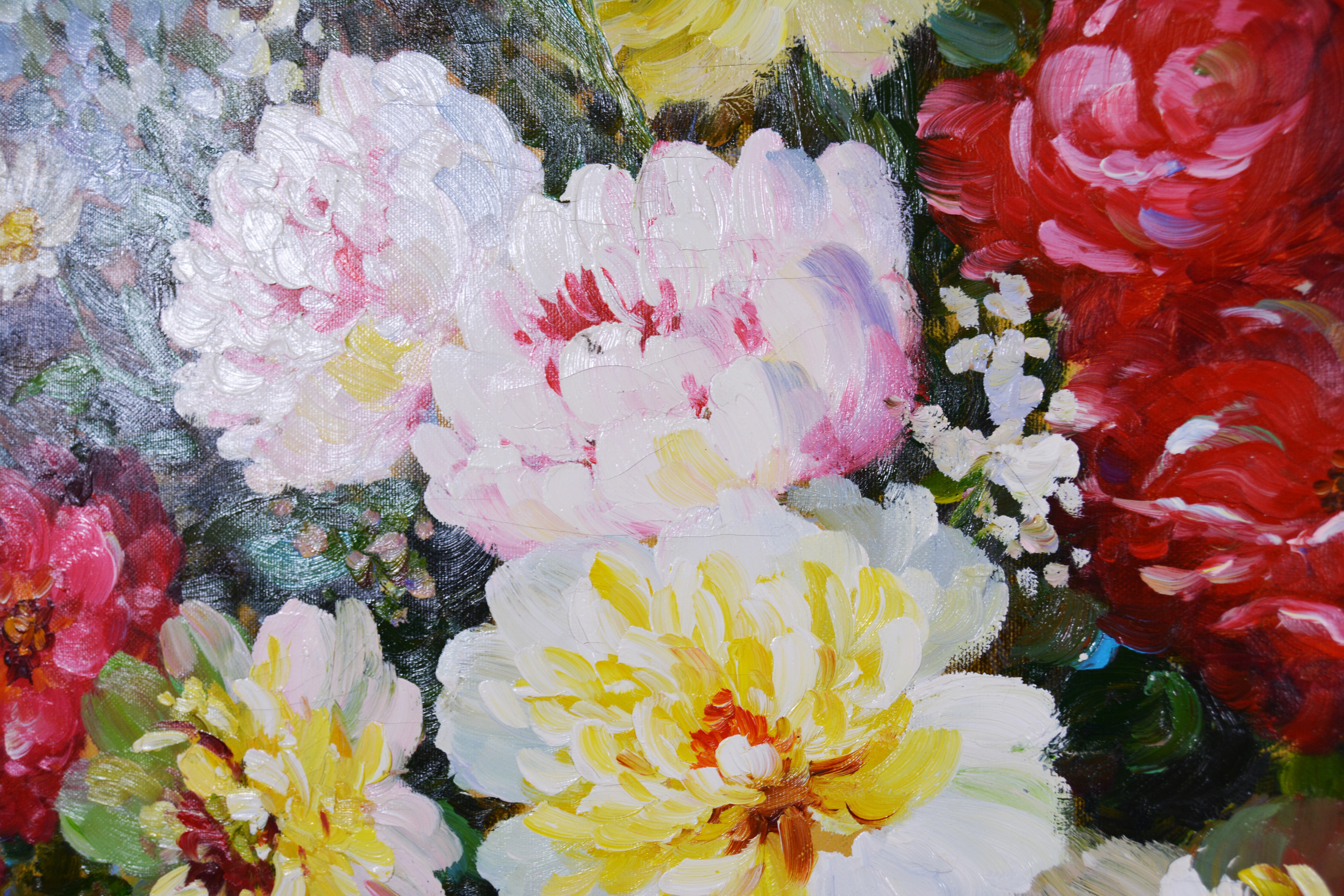 Jonathan Liam Original Oil Painting of Floral Still Life