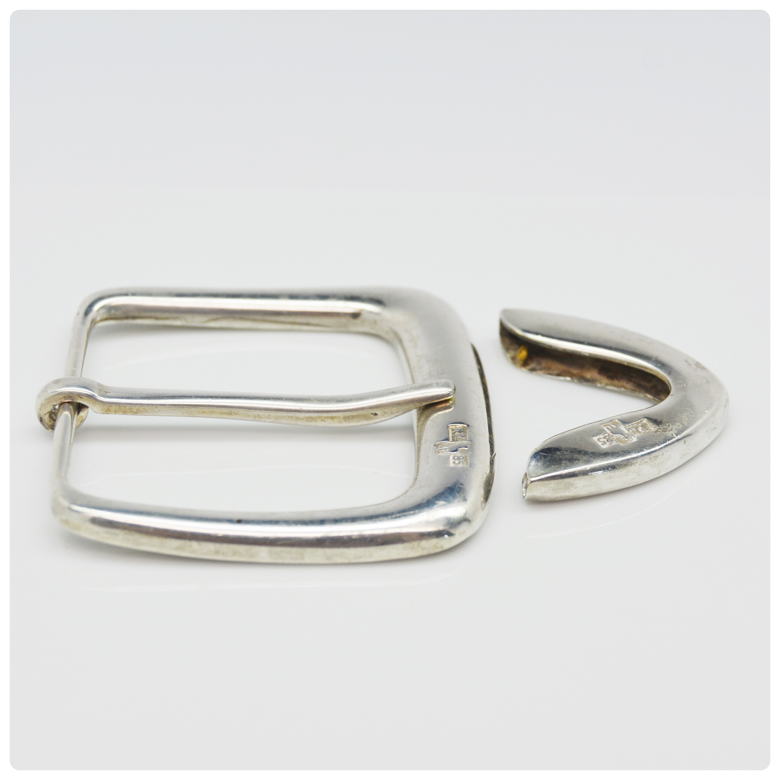 Sterling Silver Ralph Lauren Belt Buckle and Tab