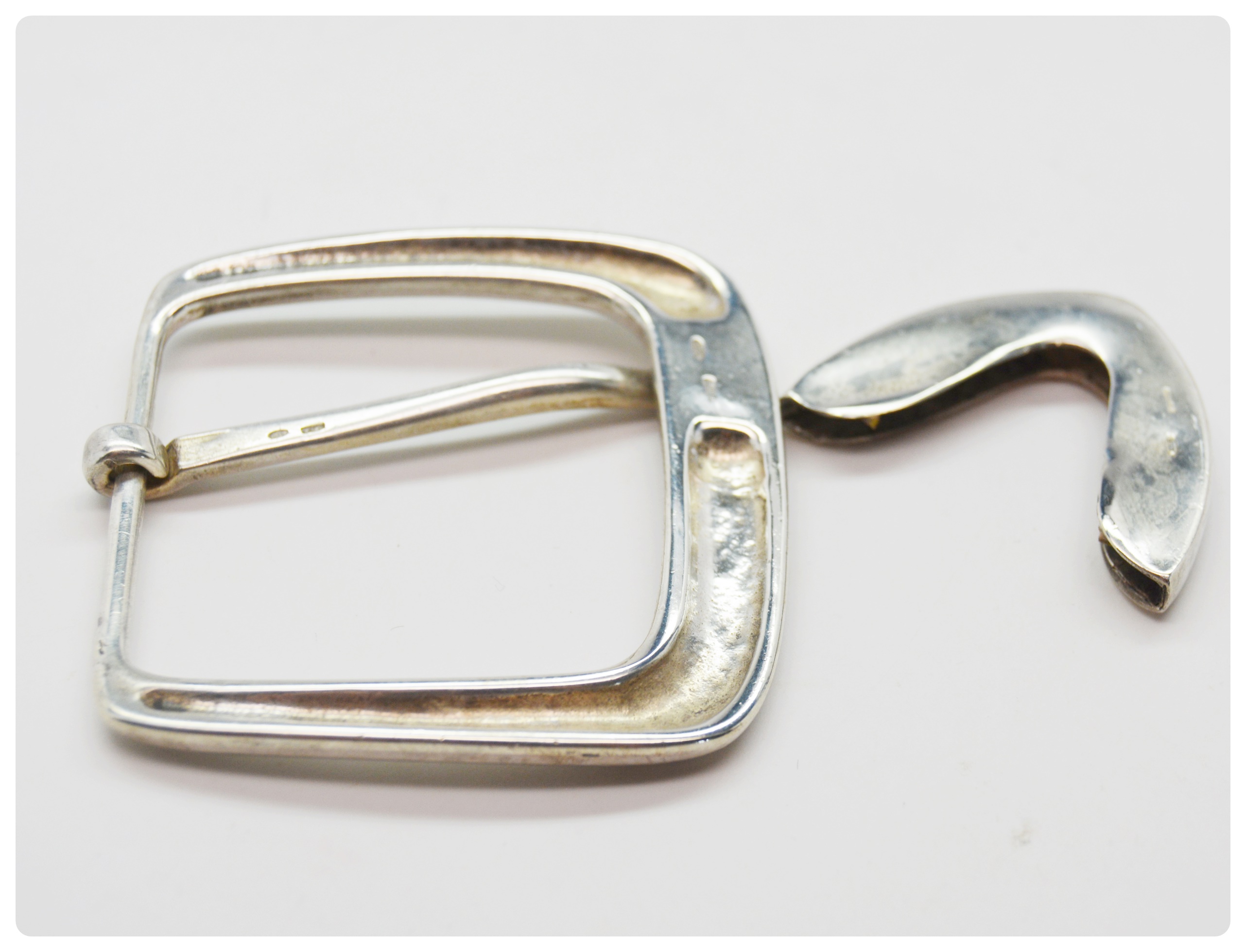 Sterling Silver Ralph Lauren Belt Buckle and Tab