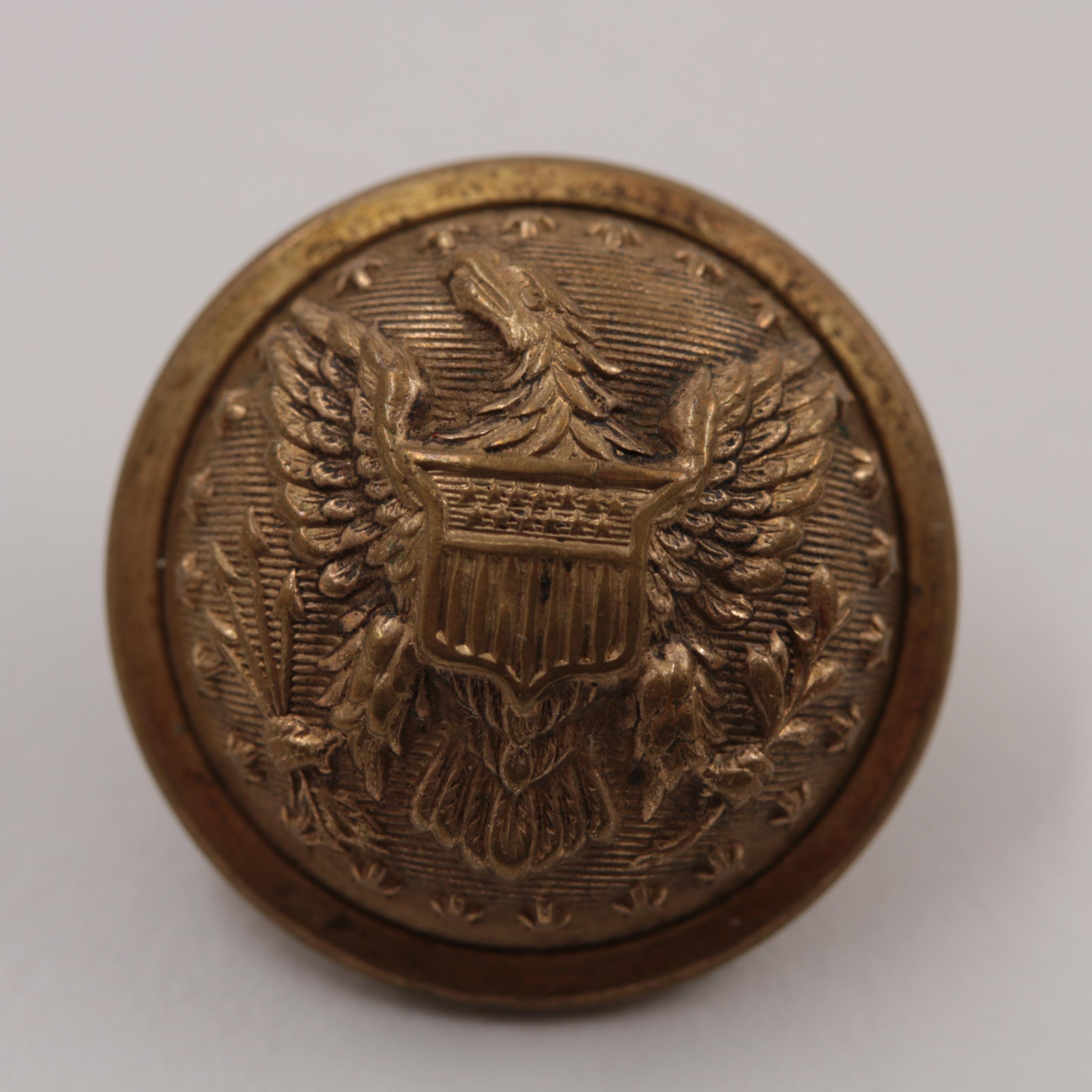 Civil War And WWI Military Uniform Buttons