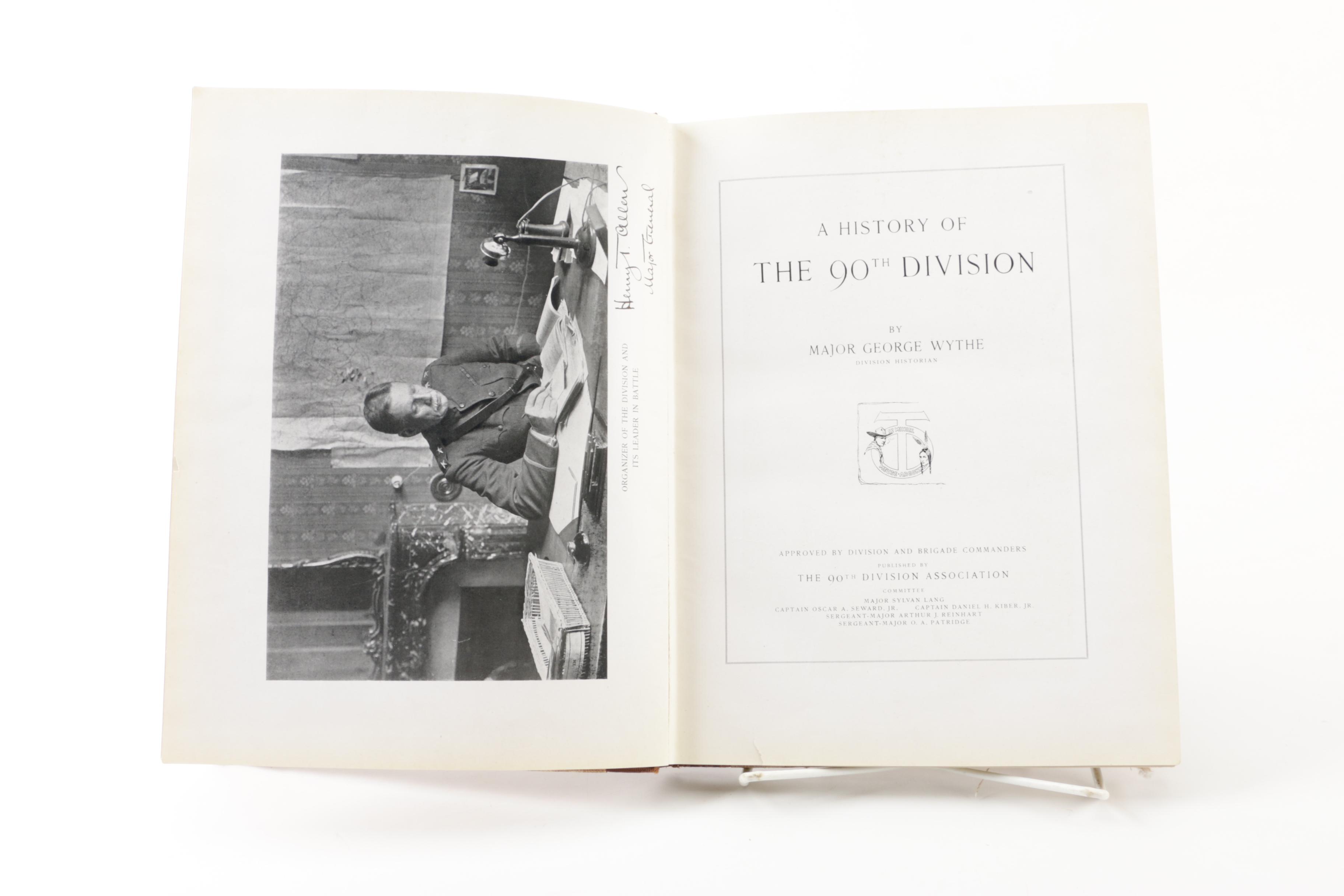 "History of the 90th Division" and Vintage 90th Division Postcards