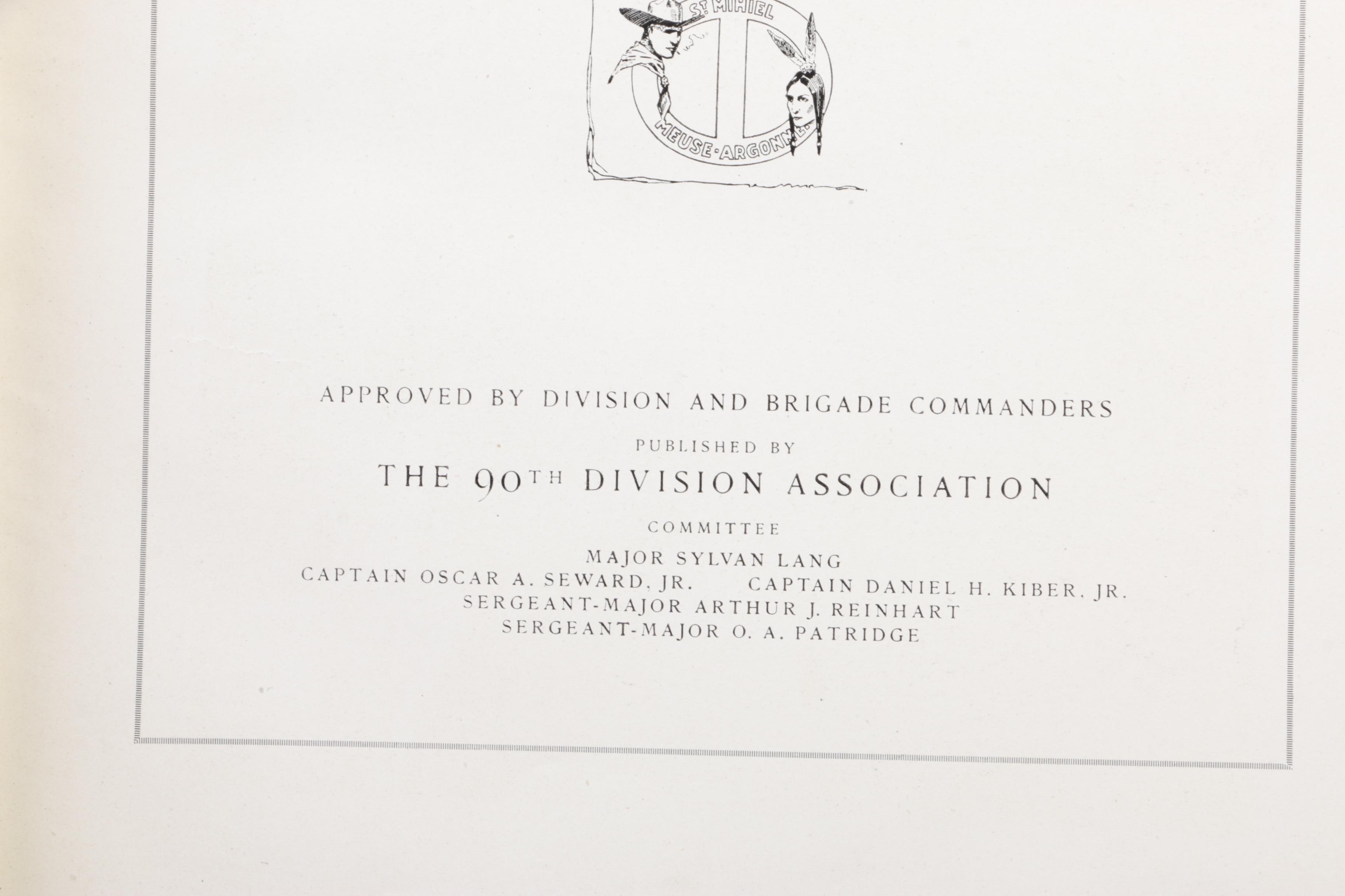 "History of the 90th Division" and Vintage 90th Division Postcards
