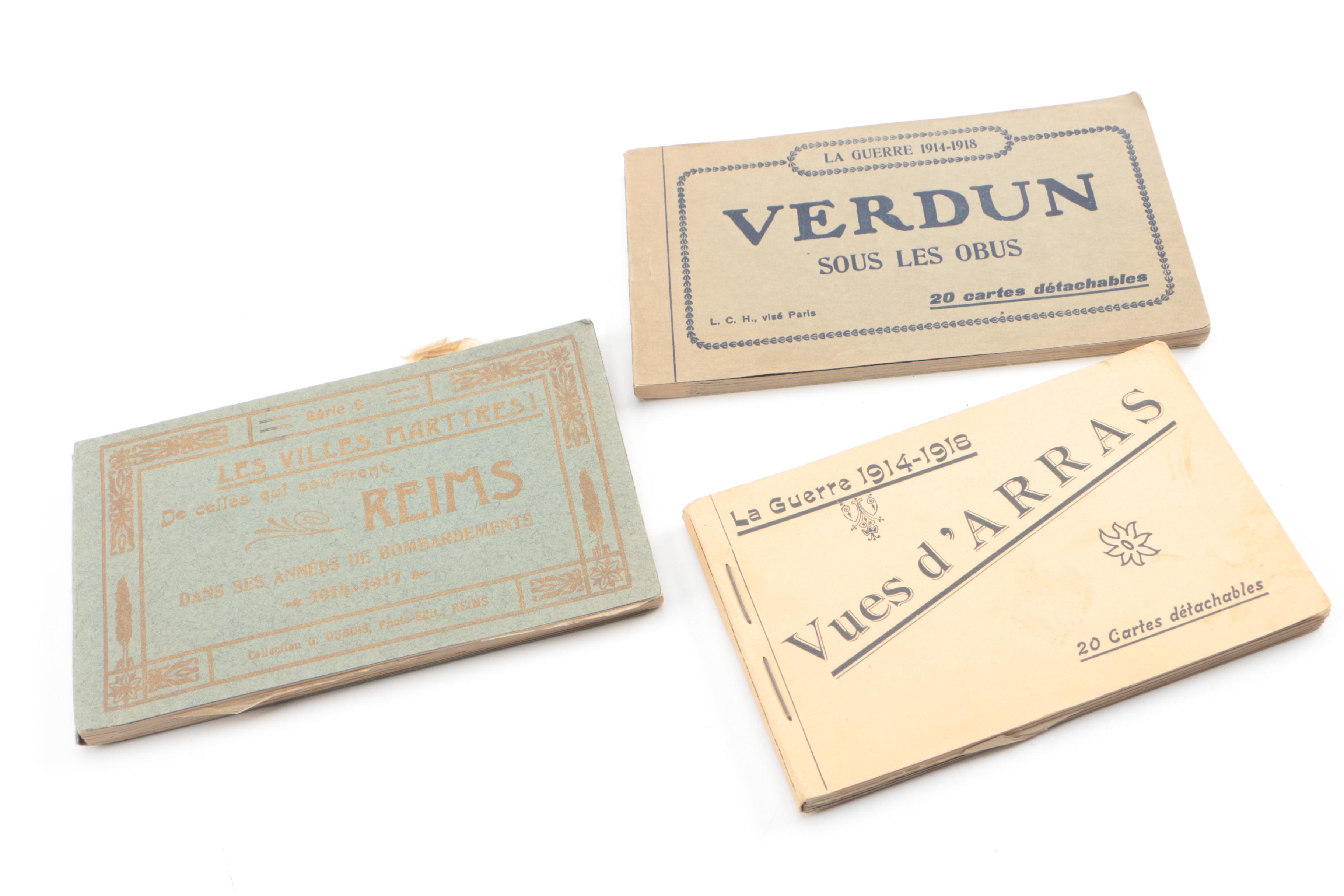 WWI American Dog Tags, Early 20th Century Postcard Books and More