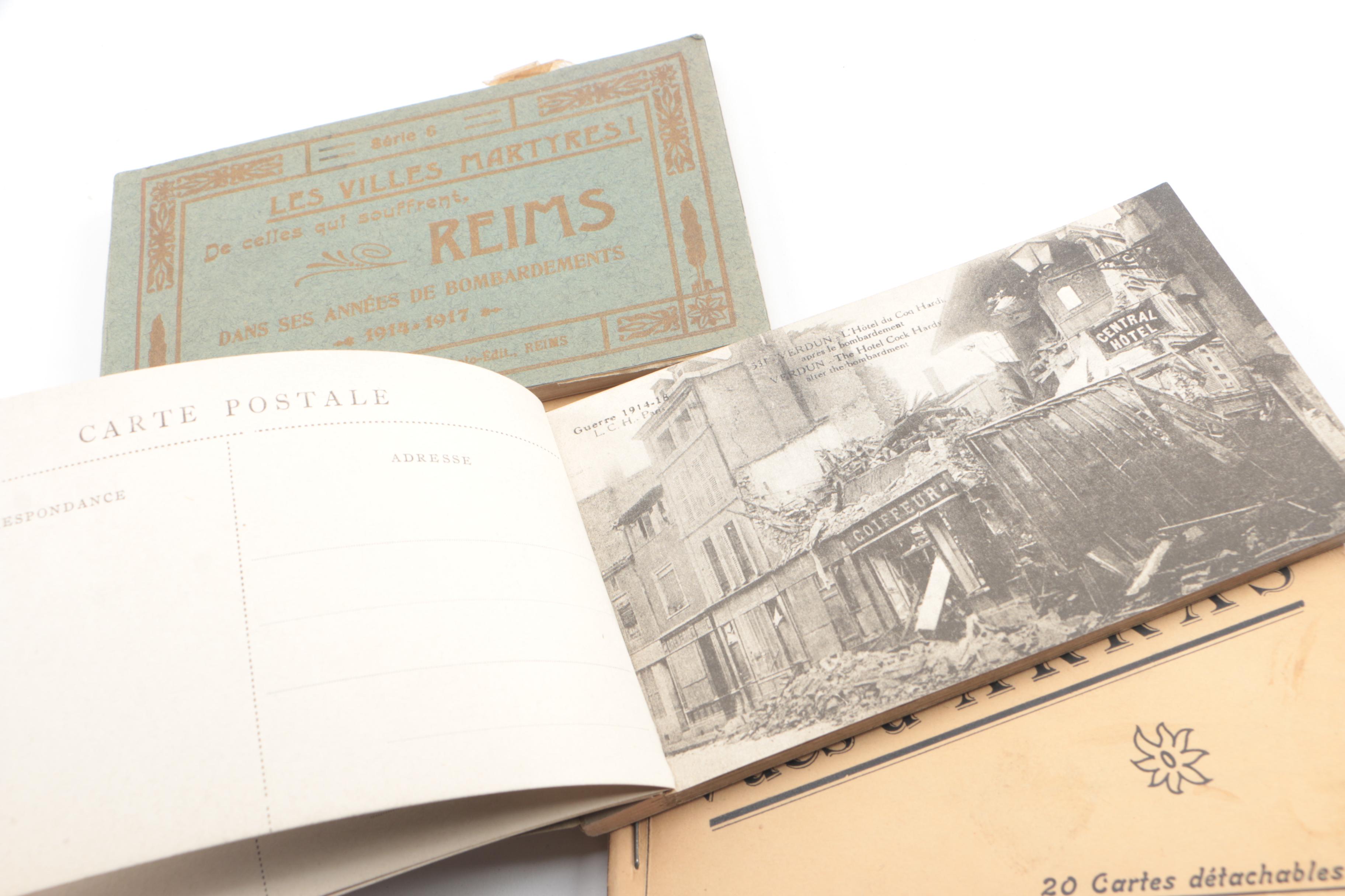 WWI American Dog Tags, Early 20th Century Postcard Books and More