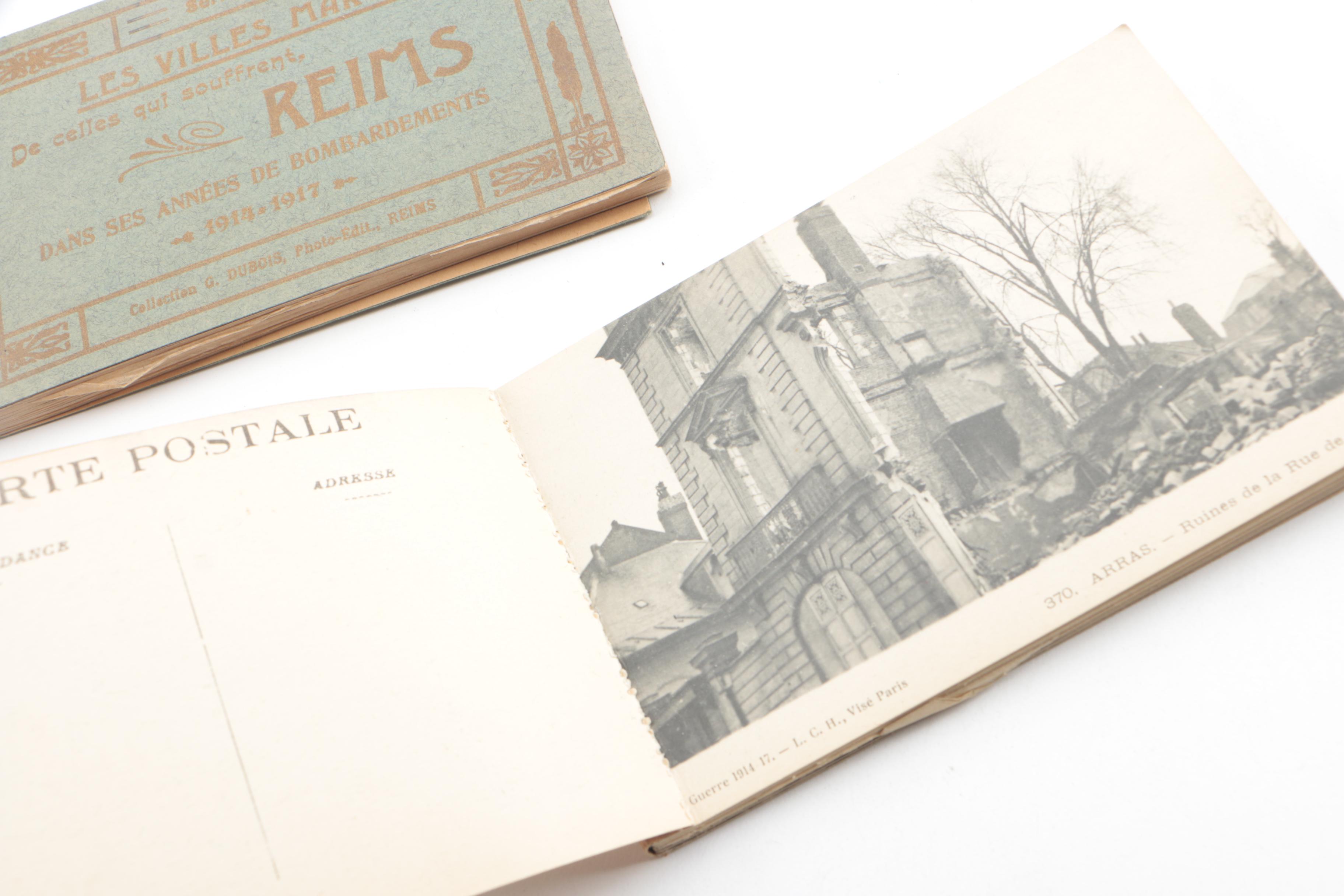 WWI American Dog Tags, Early 20th Century Postcard Books and More