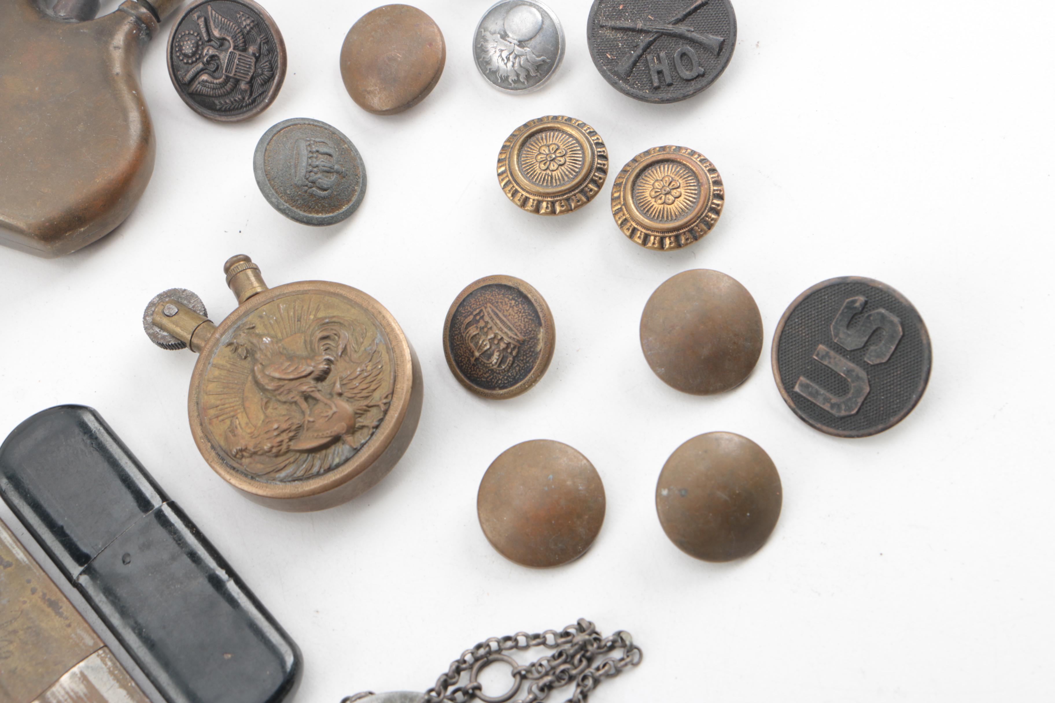 WWI American Dog Tags, Early 20th Century Postcard Books and More