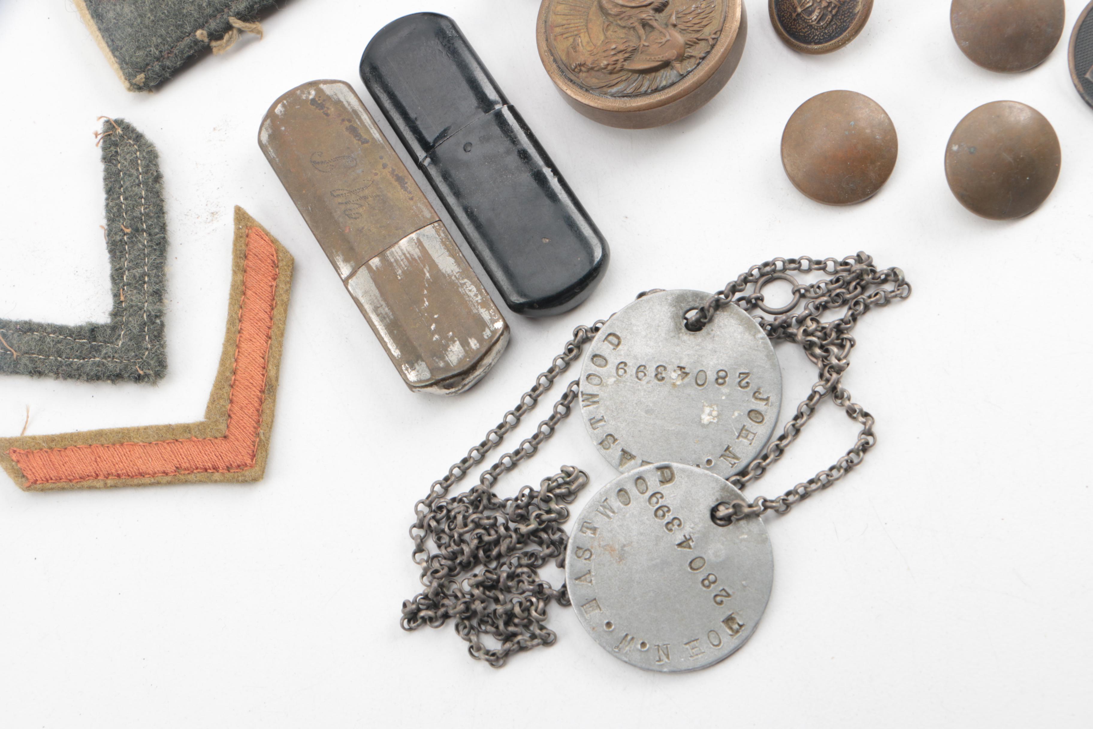 WWI American Dog Tags, Early 20th Century Postcard Books and More